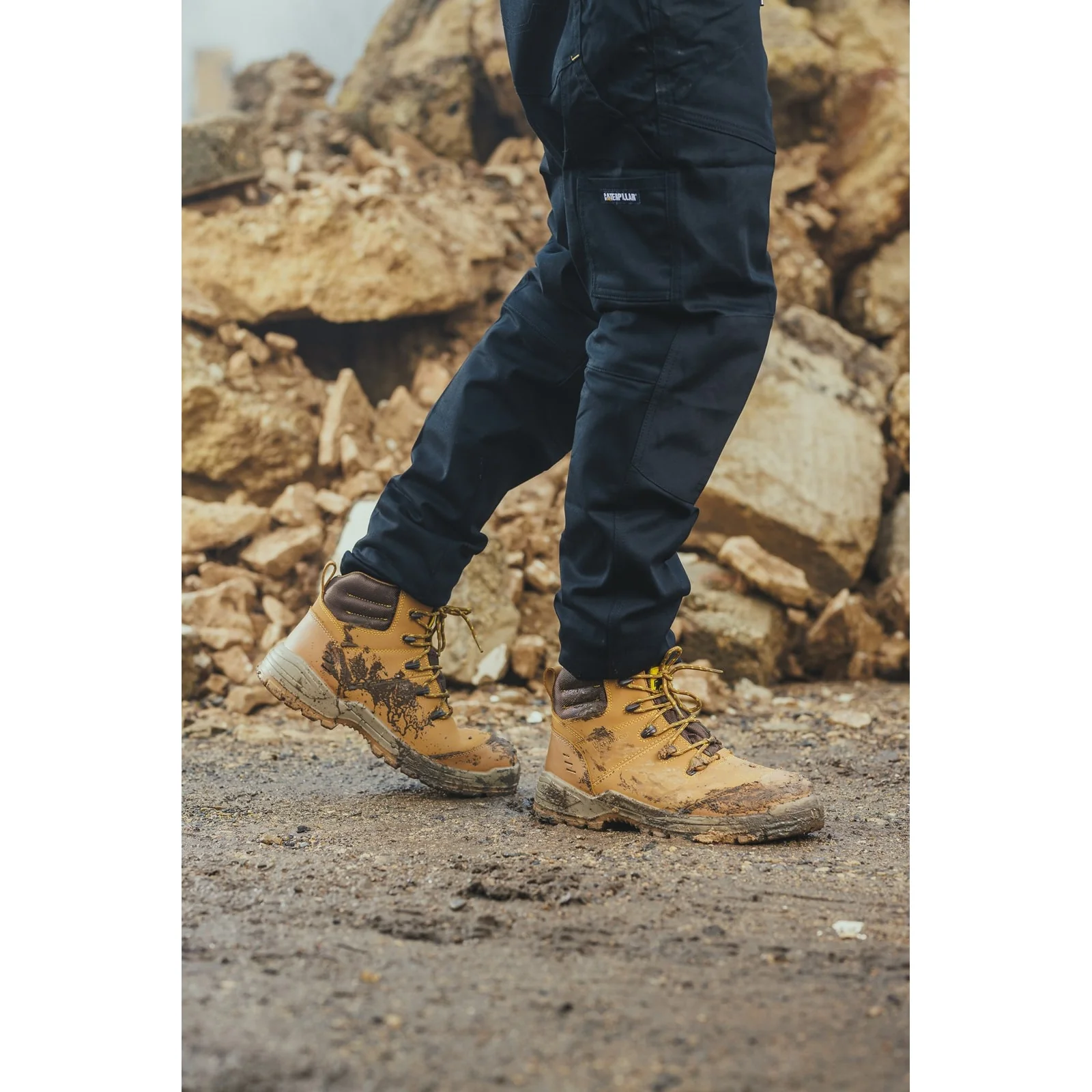 Amblers Safety Unisex 308C Metal Free Safety Boot Honey - Image 5