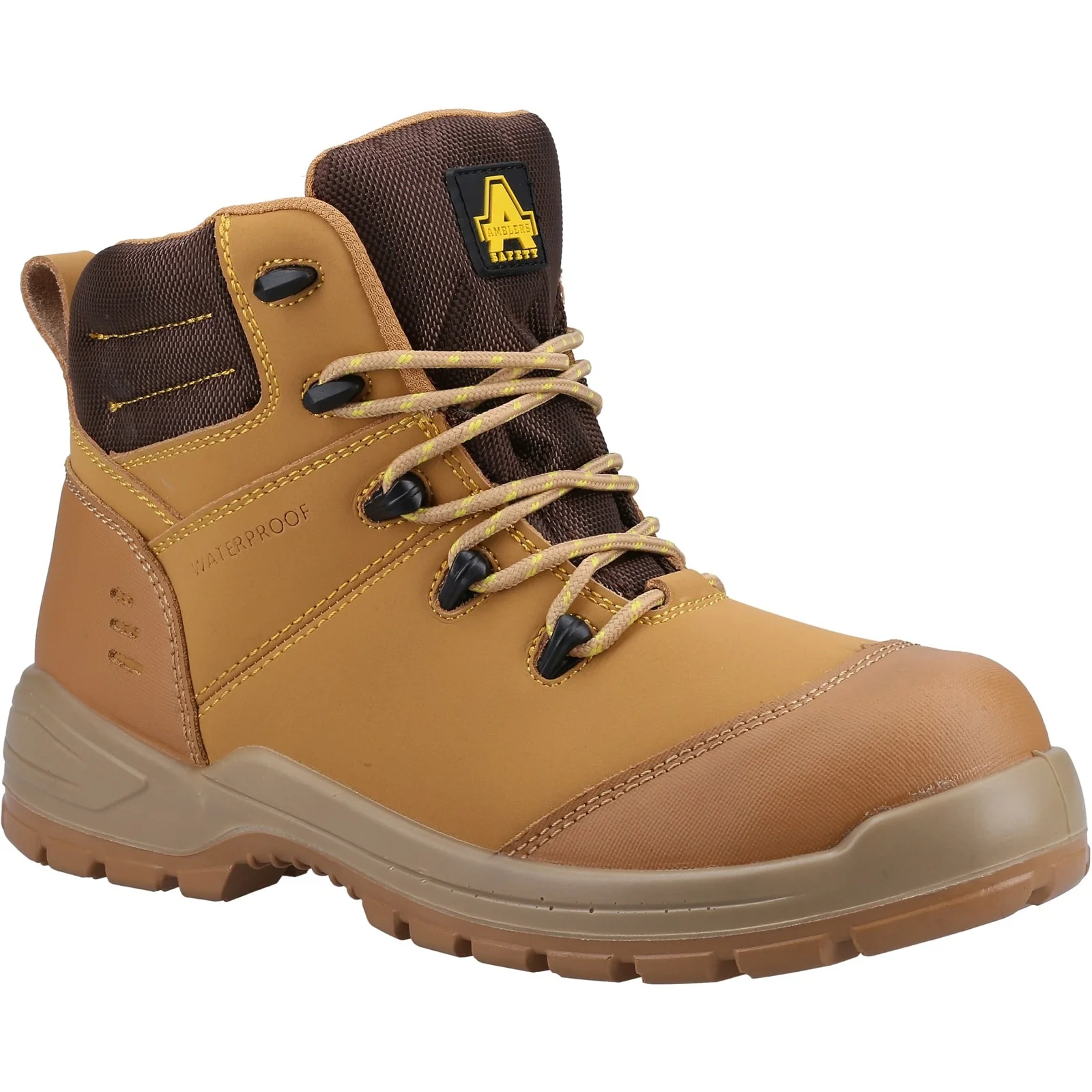 Amblers Safety Unisex 308C Metal Free Safety Boot Honey - Image 6