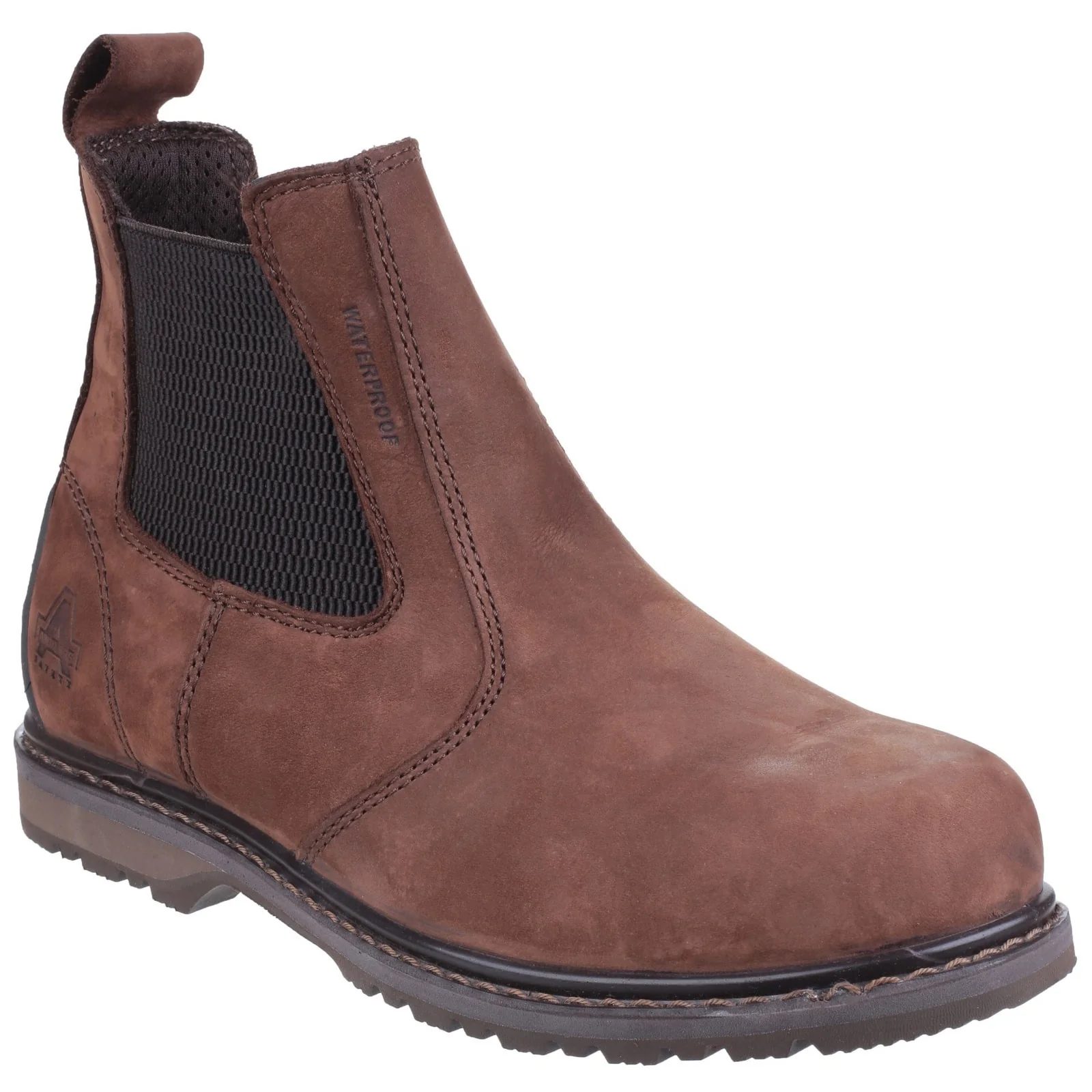 Amblers Safety Unisex AS148 Sperrin Lightweight Waterproof Pull On Dealer Safety Boot Brown - Image 5