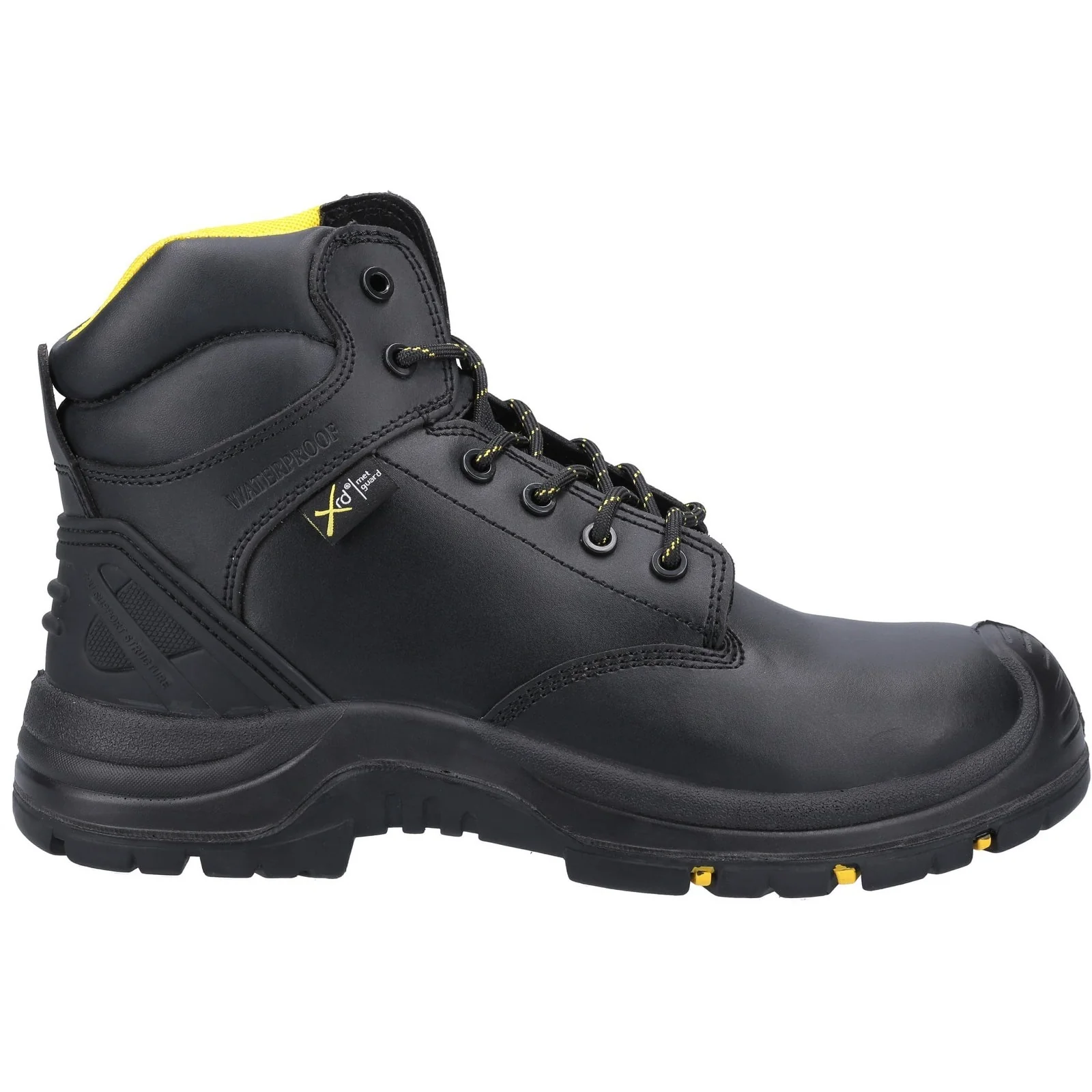 Amblers Safety Unisex AS303C Wrekin Metal Free Metatarsal Waterproof Safety Boot Black
