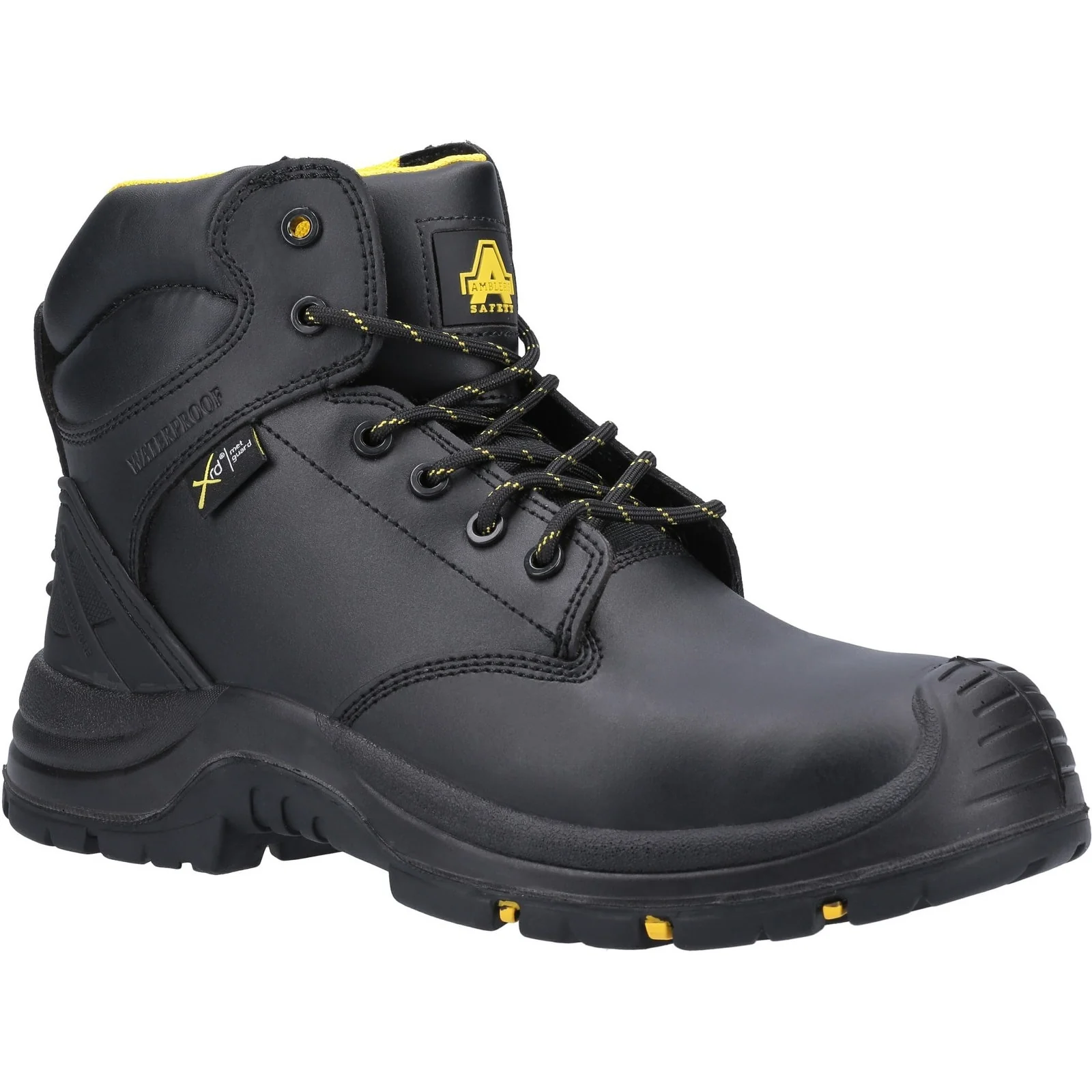 Amblers Safety Unisex AS303C Wrekin Metal Free Metatarsal Waterproof Safety Boot Black - Image 4
