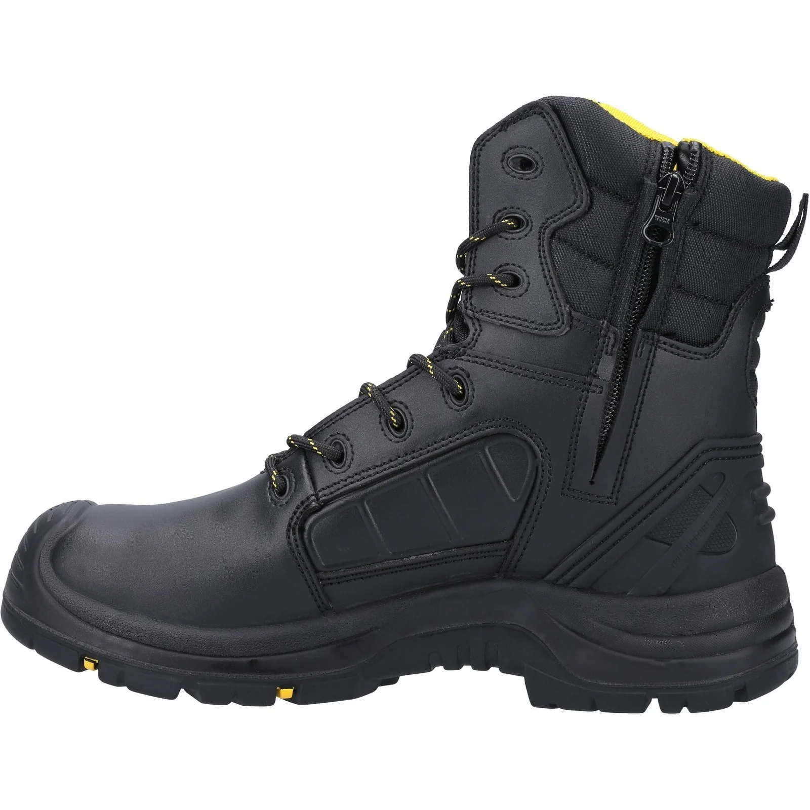 Amblers Safety Unisex AS350C Berwyn Hi-Leg Waterproof Metal Free Metatarsal Safety Boot Black - Image 2