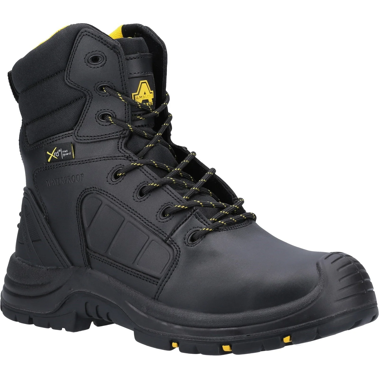 Amblers Safety Unisex AS350C Berwyn Hi-Leg Waterproof Metal Free Metatarsal Safety Boot Black - Image 5