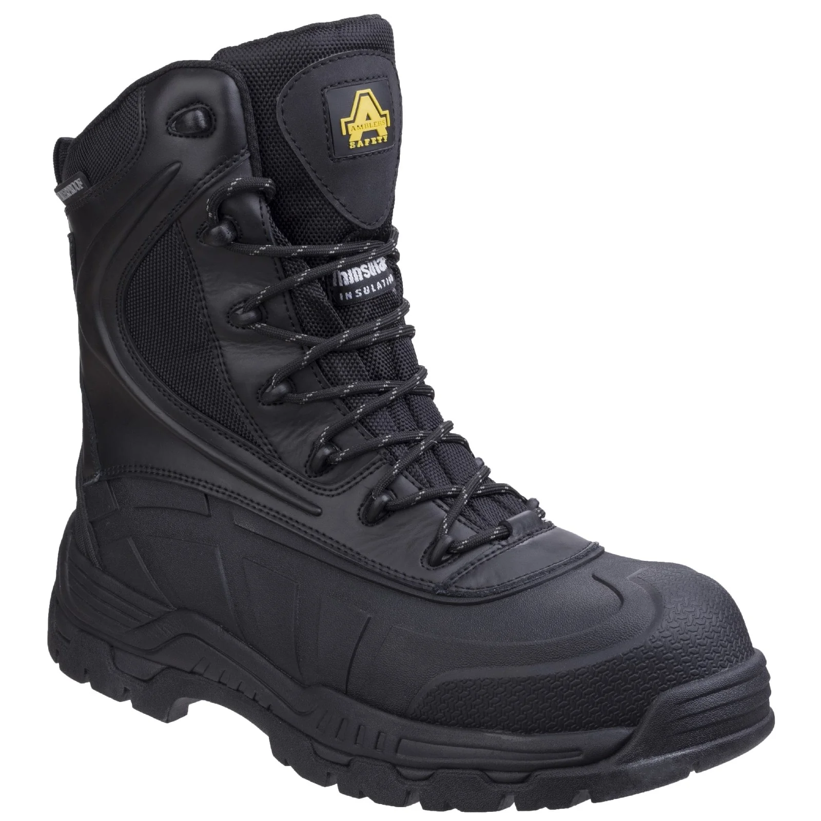 Amblers Safety Unisex AS440 Hybrid Metal Free Hi-leg Waterproof Safety Boot Black - Image 4