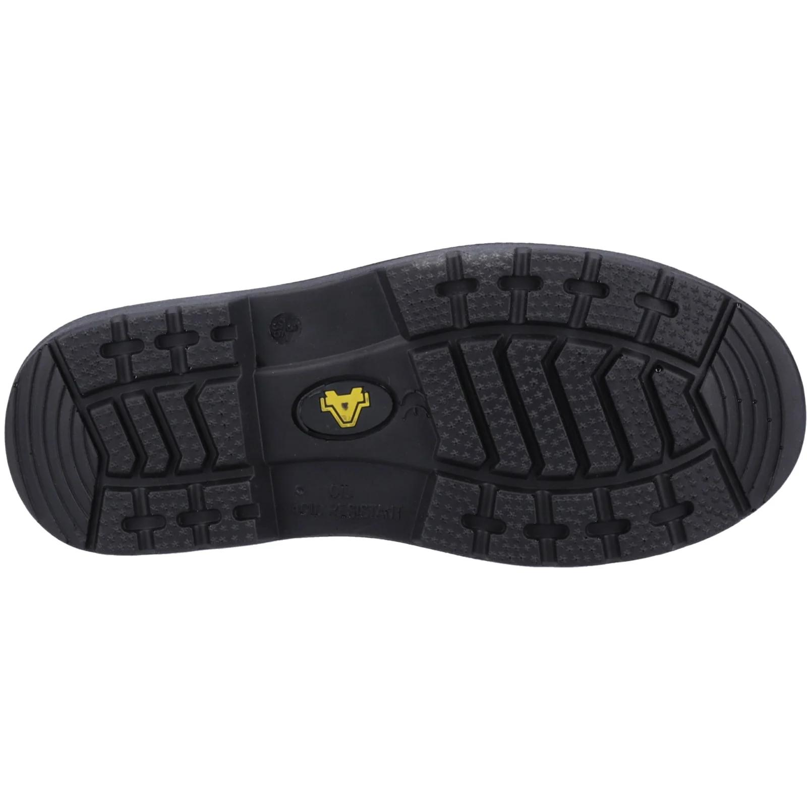Amblers Safety Unisex FS116 Hardwearing Pull on Safety Dealer Boot Black - Image 3