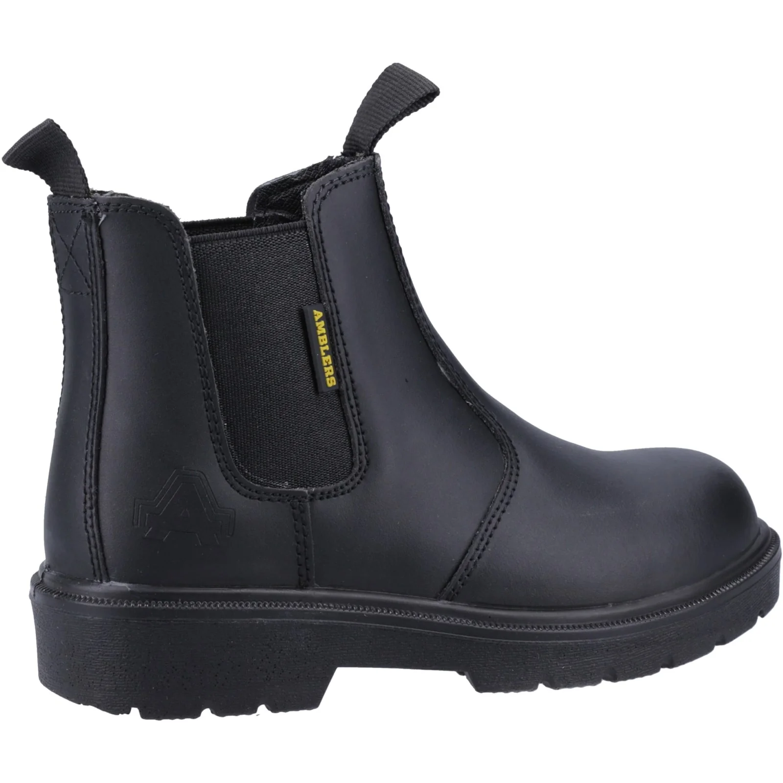 Amblers Safety Unisex FS116 Hardwearing Pull on Safety Dealer Boot Black - Image 5