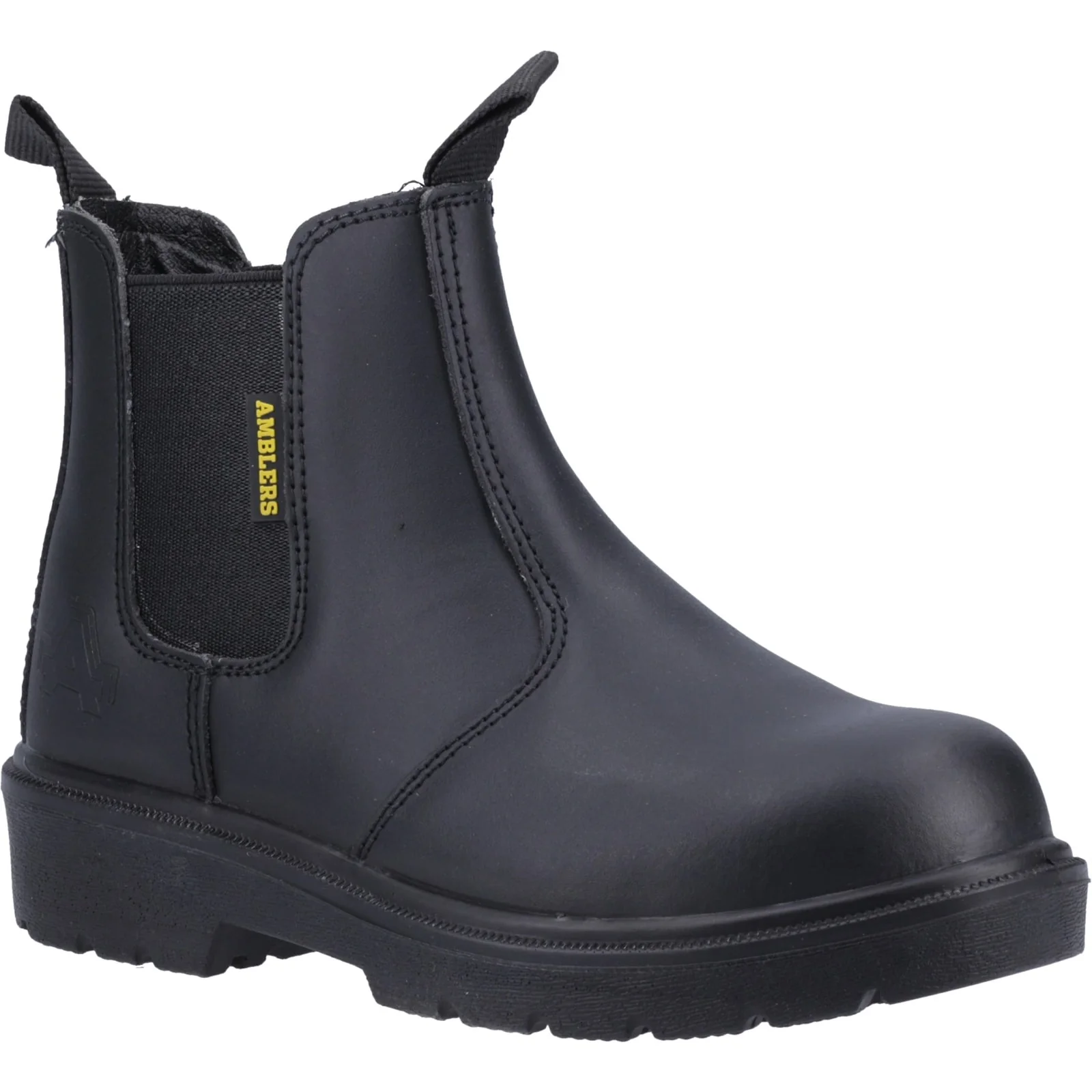 Amblers Safety Unisex FS116 Hardwearing Pull on Safety Dealer Boot Black - Image 6