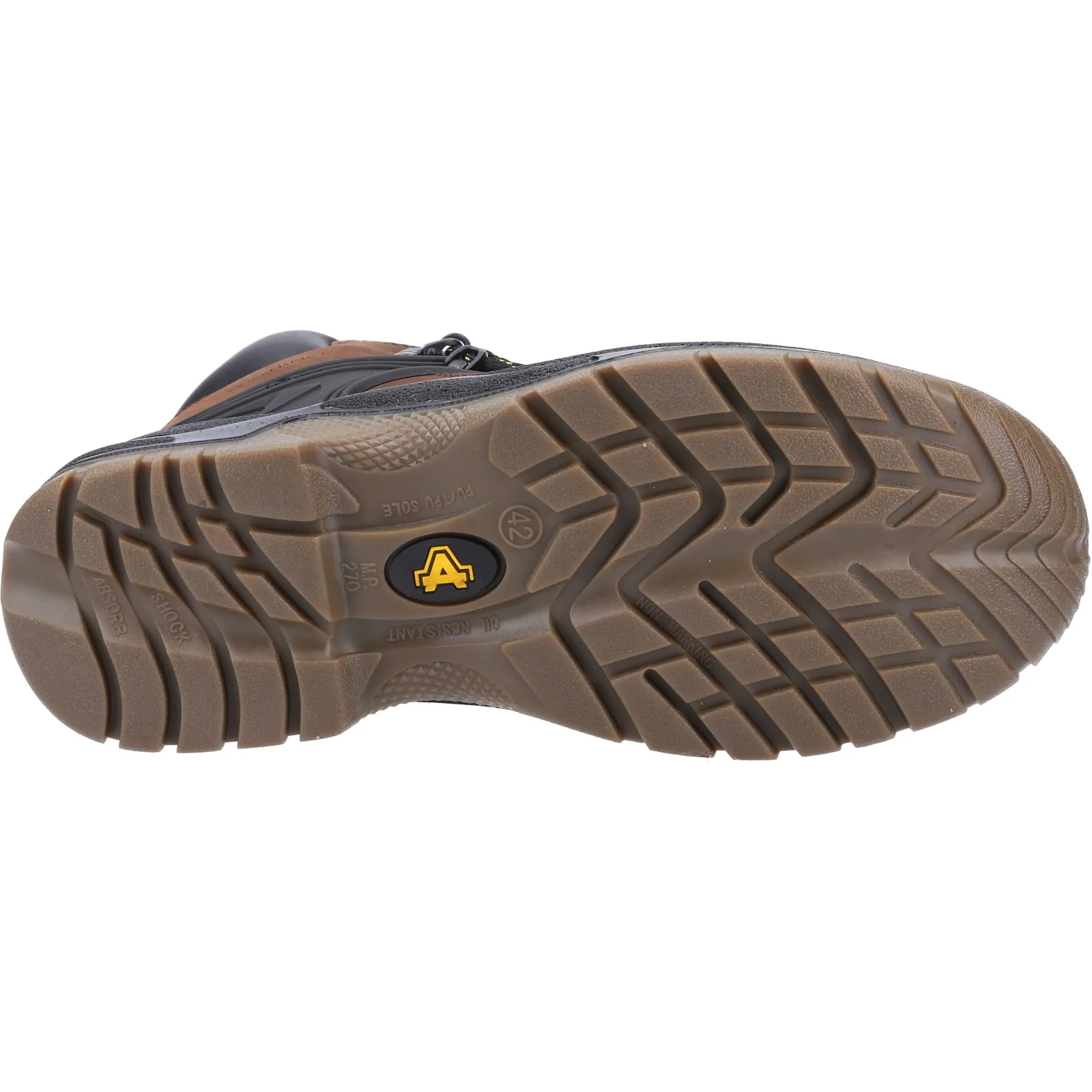 Amblers Safety Unisex FS197 Safety Boot Brown - Image 2
