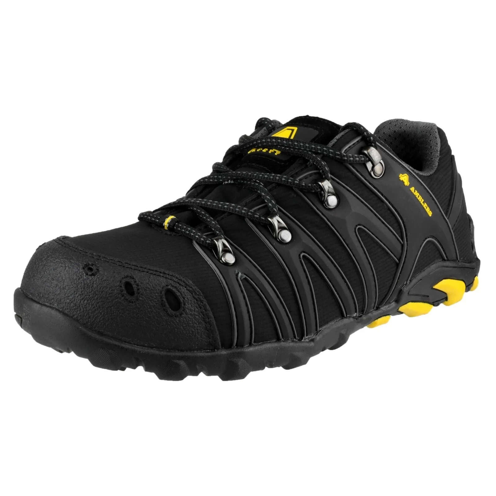 Amblers Safety Unisex FS23 Soft Shell Safety Trainer Black - Image 3