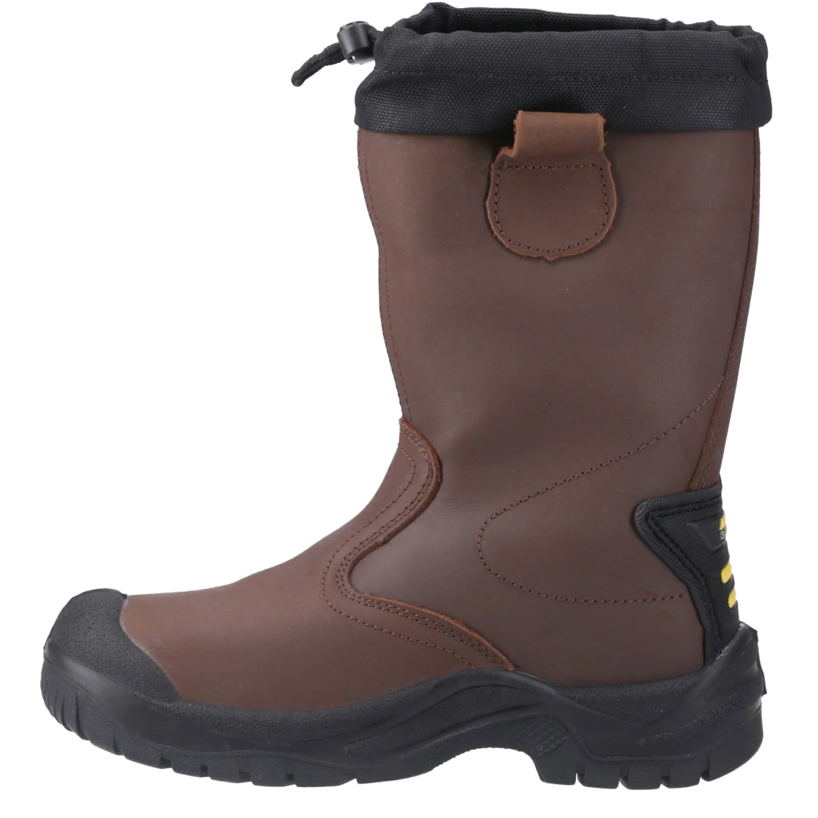 Amblers Safety Unisex FS245 Antistatic Pull On Safety Rigger Boot Brown - Image 2