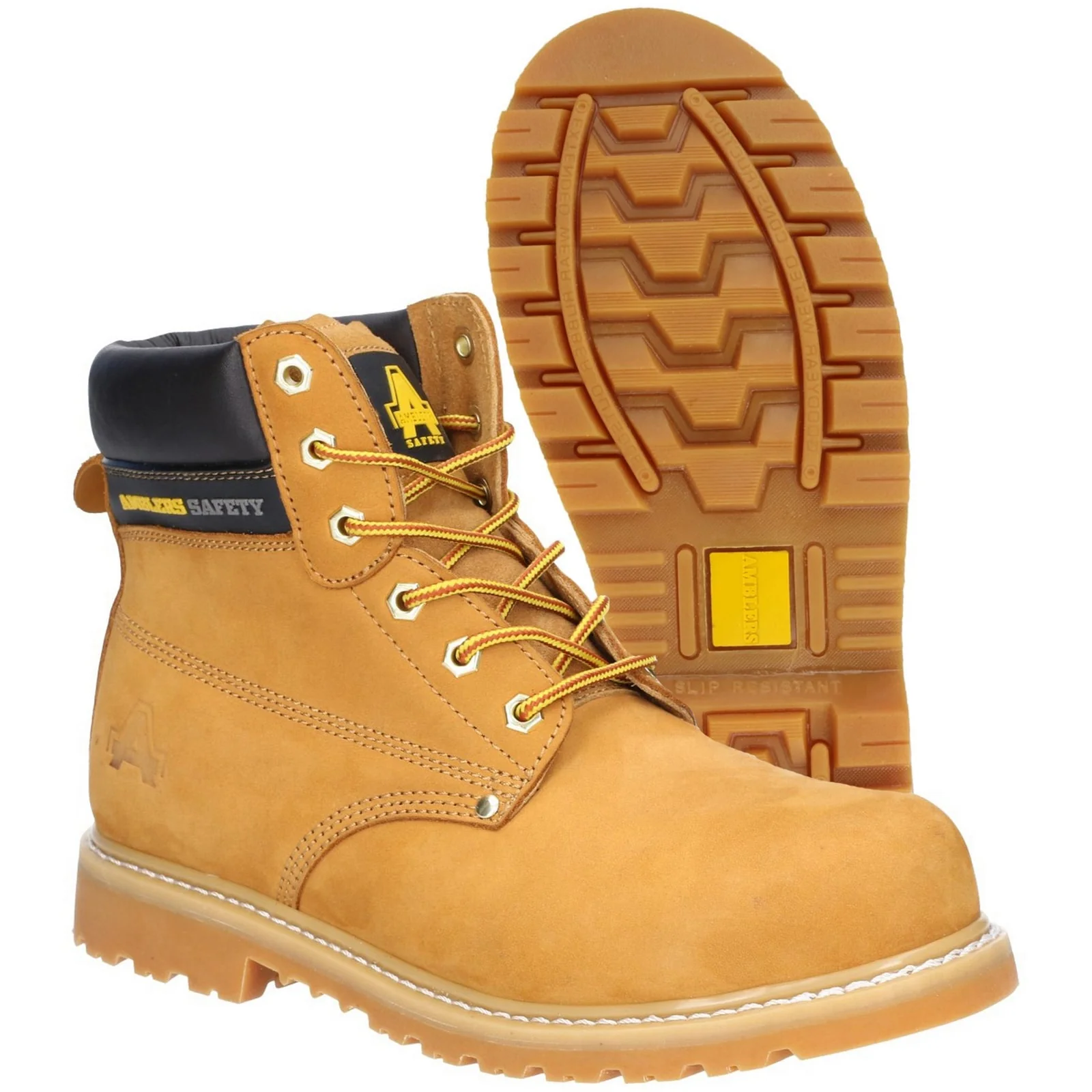 Amblers Safety Unisex FS7 Goodyear Welted Safety Boot Honey - Image 3