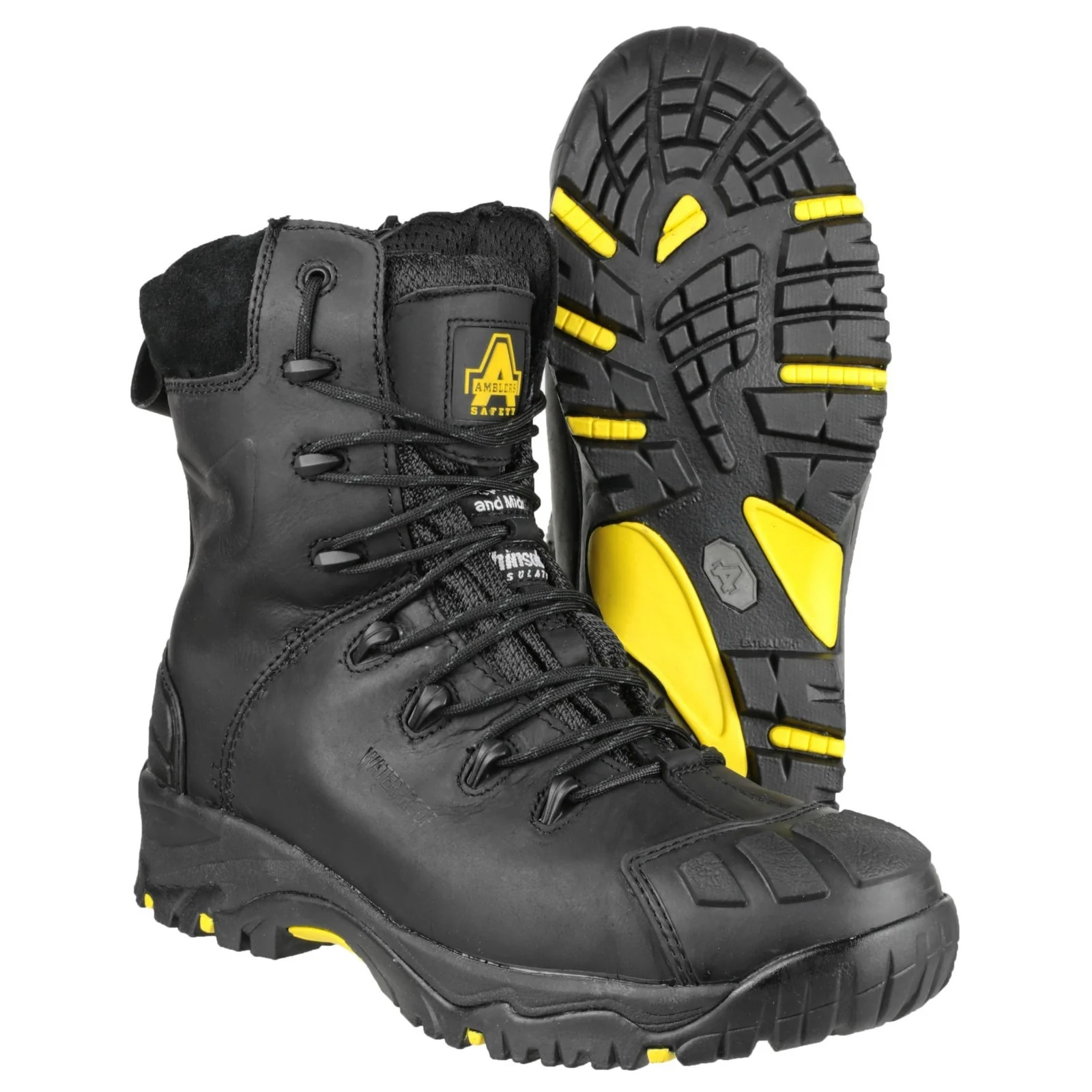 Amblers Safety Unisex FS999 Hi Leg Composite Safety Boot With Side Zip Black - Image 5