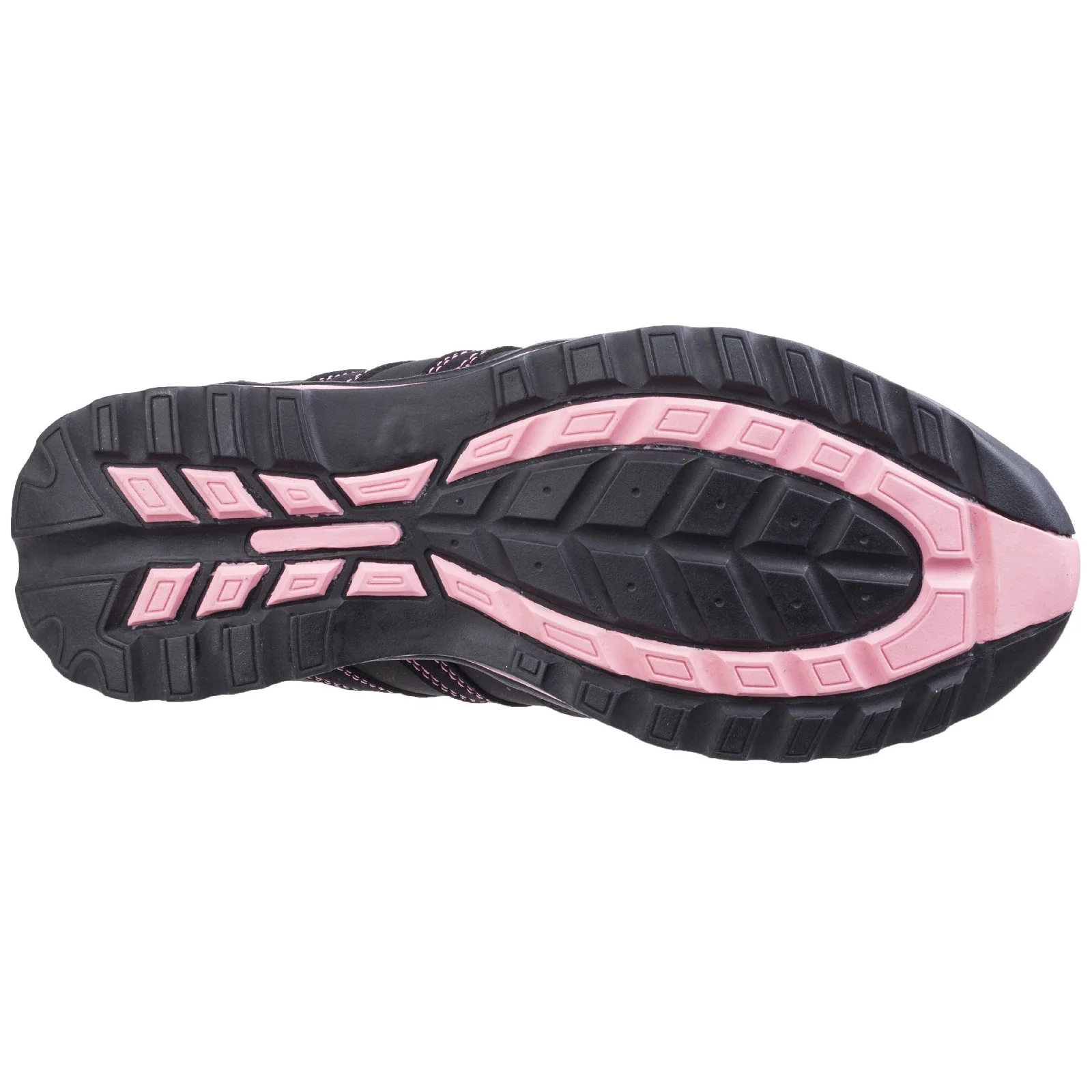 Amblers Safety Womens FS47 Safety Trainer Black/Pink - Image 2
