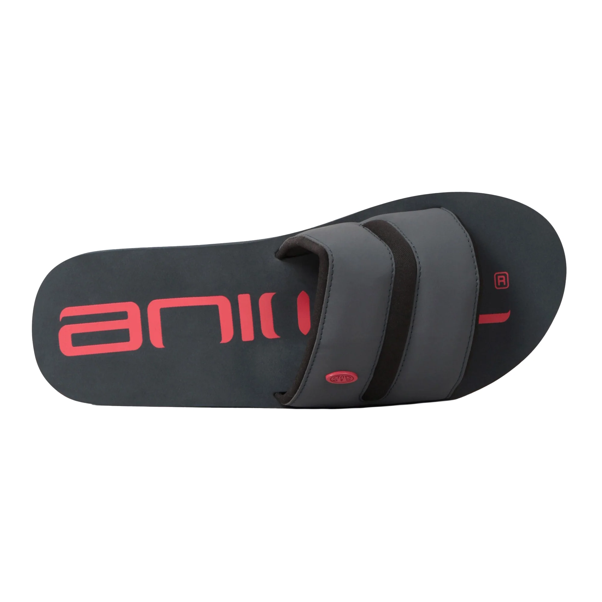 Animal Mens Wave Sliders Charcoal - Image 2