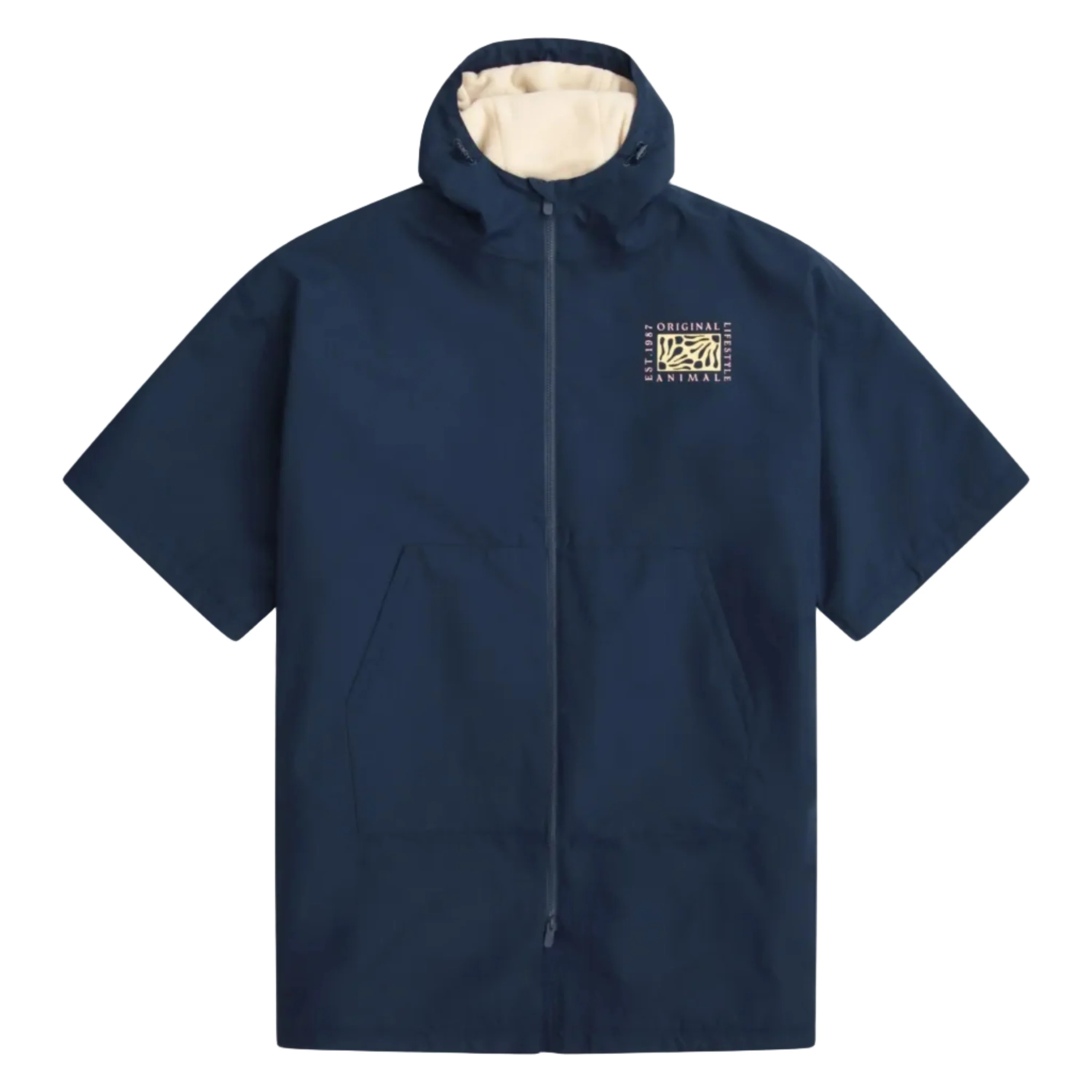 Animal Womens Misty Fleece Lined Recycled Parka Blue
