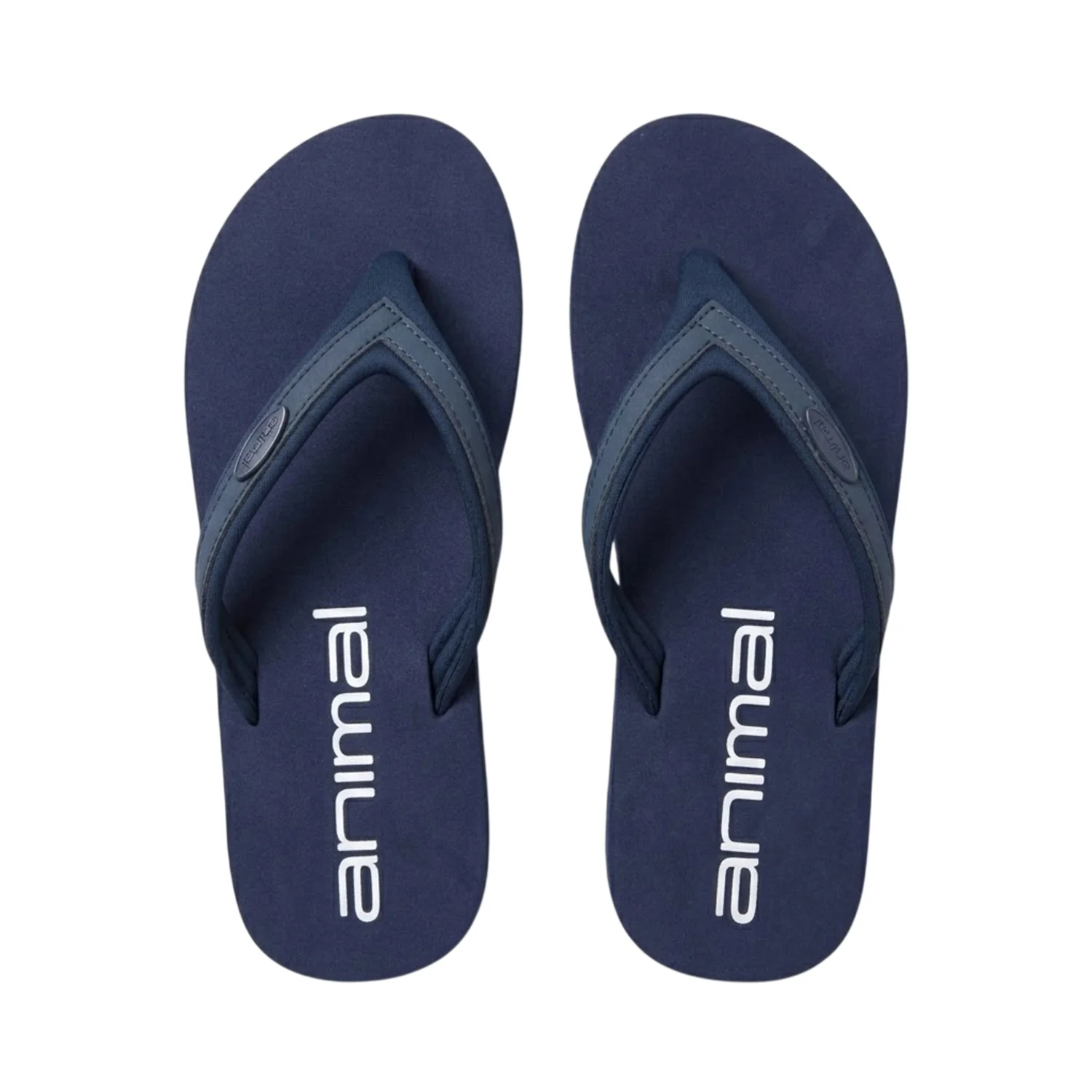 Animal Womens Swish Recycled Flip Flops Navy - Image 2