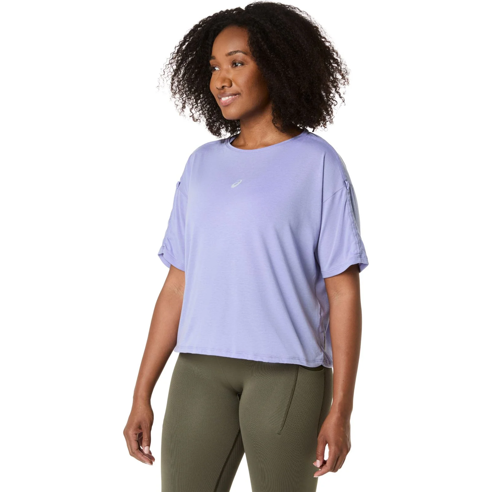 Asics NAGINO™ RUN Adjustable Womens Short-Sleeve T-Shirt - Image 3