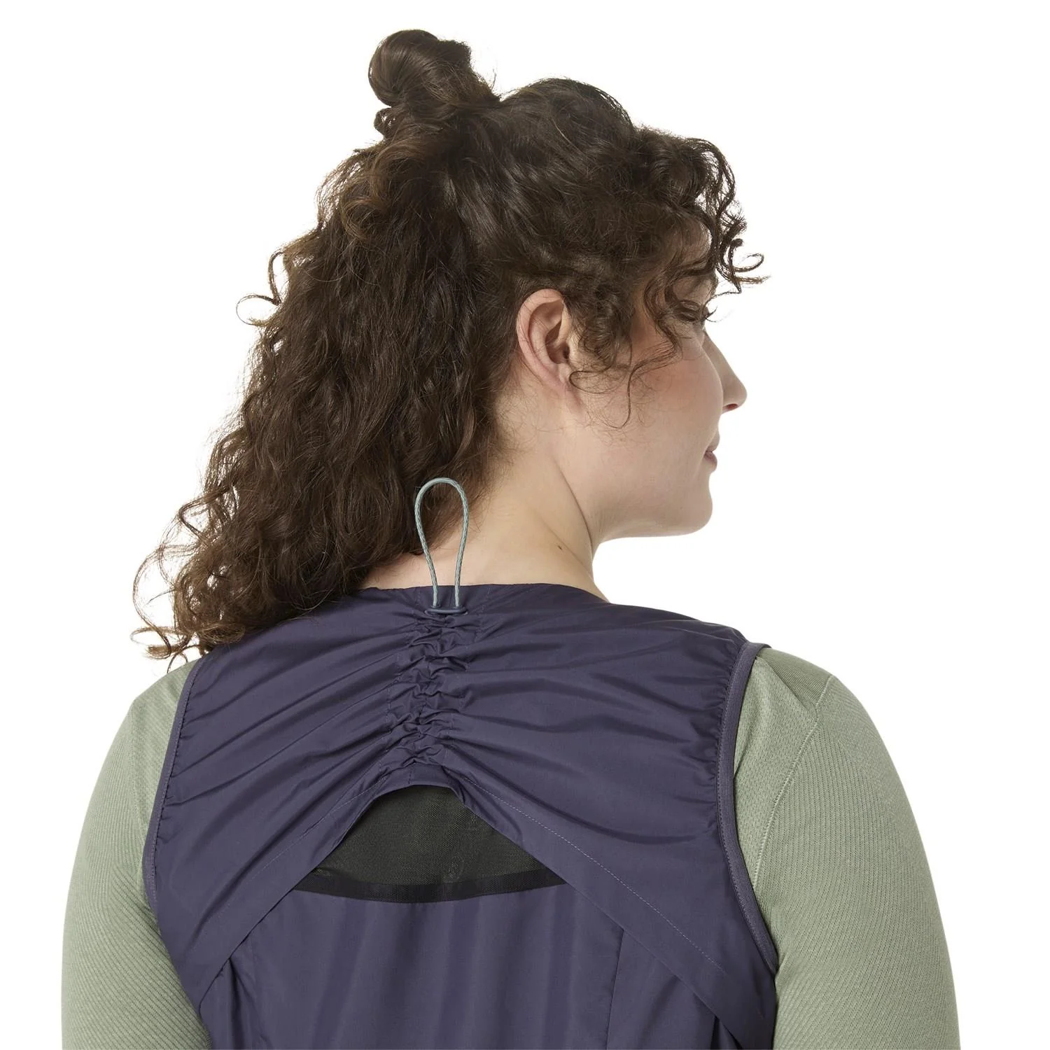 Asics Nagino Run Padded Women Gilet Navy - Image 4