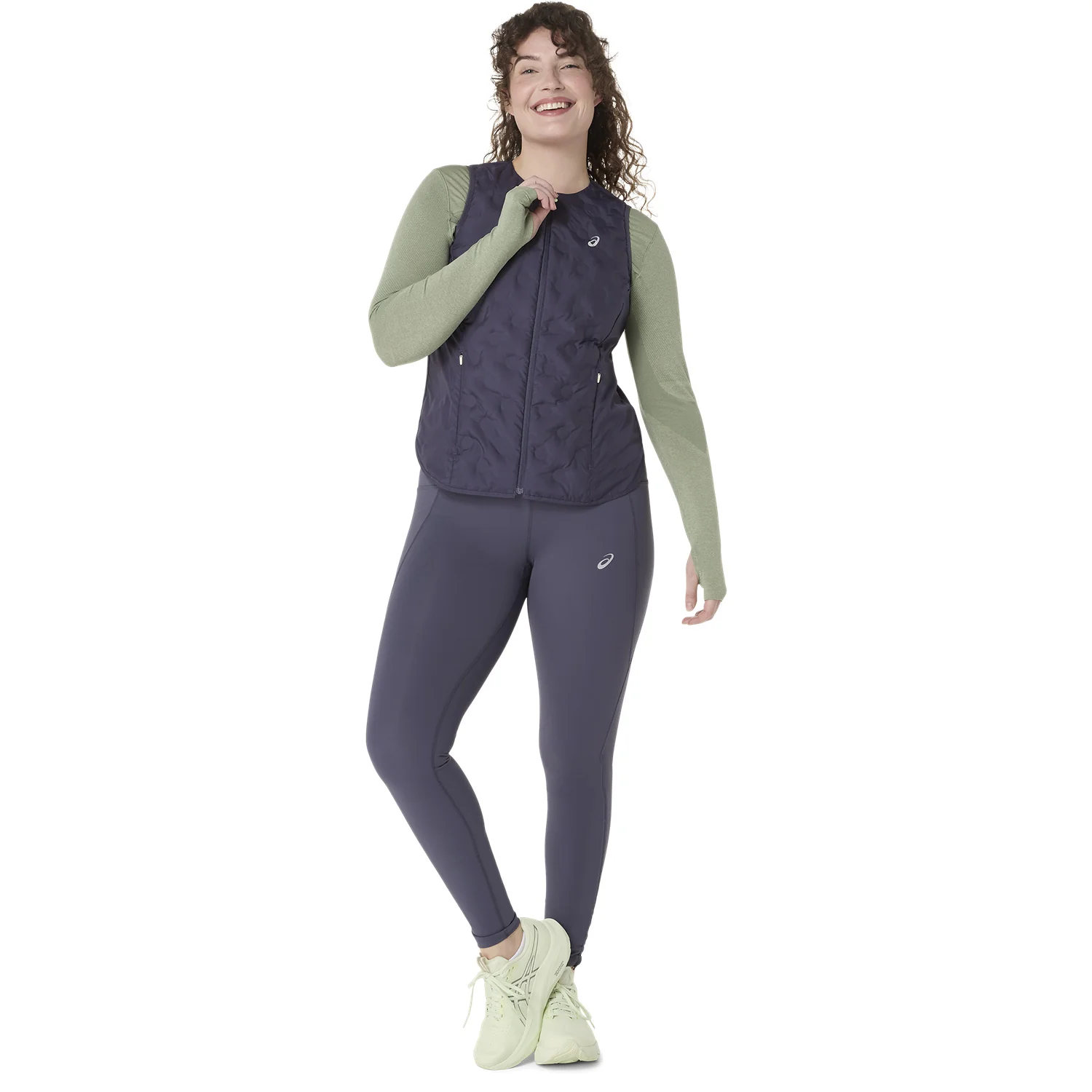 Asics Nagino Run Padded Women Gilet Navy - Image 7