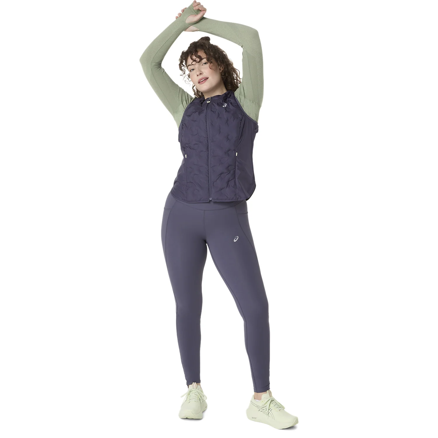Asics Nagino Run Padded Women Gilet Navy - Image 8