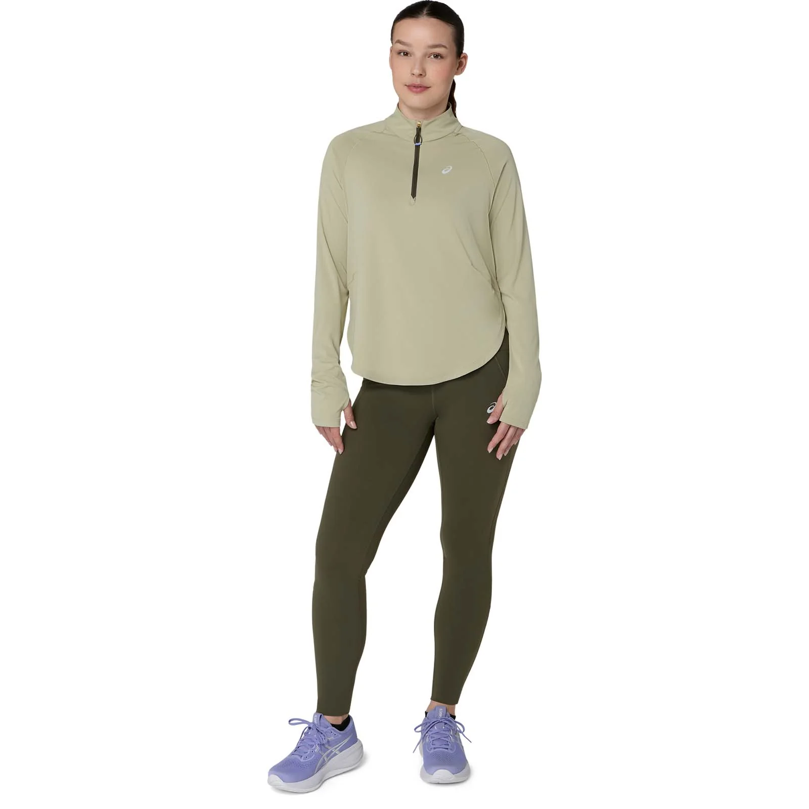 ASICS Nagino™ Run Half Zip Womens Long Sleeve Top - Image 9