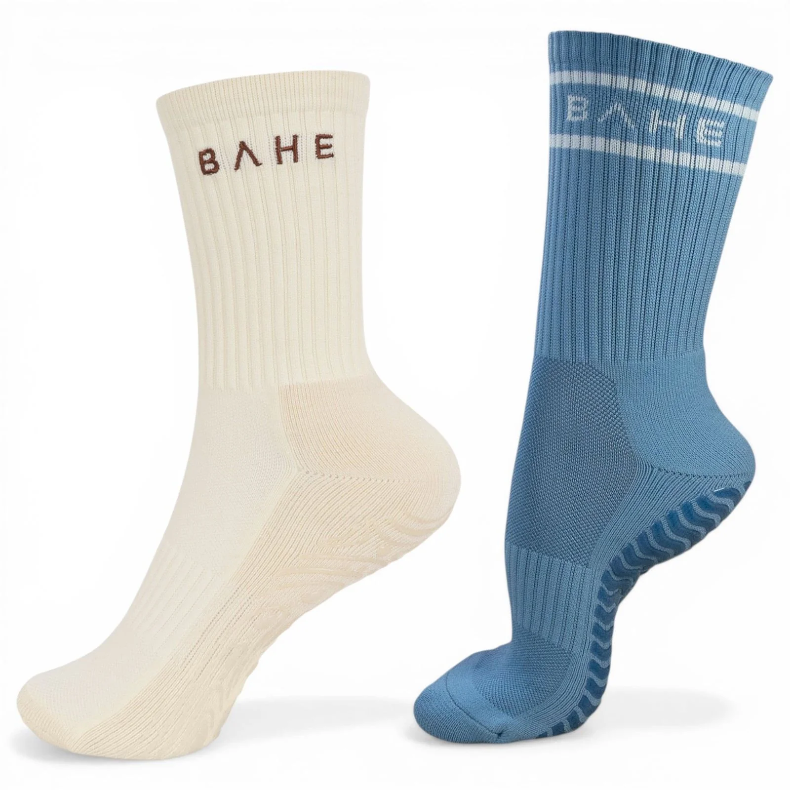 BAHE Studio Yoga / Pilates Grippy Crew Socks 2-Pack - Image 6