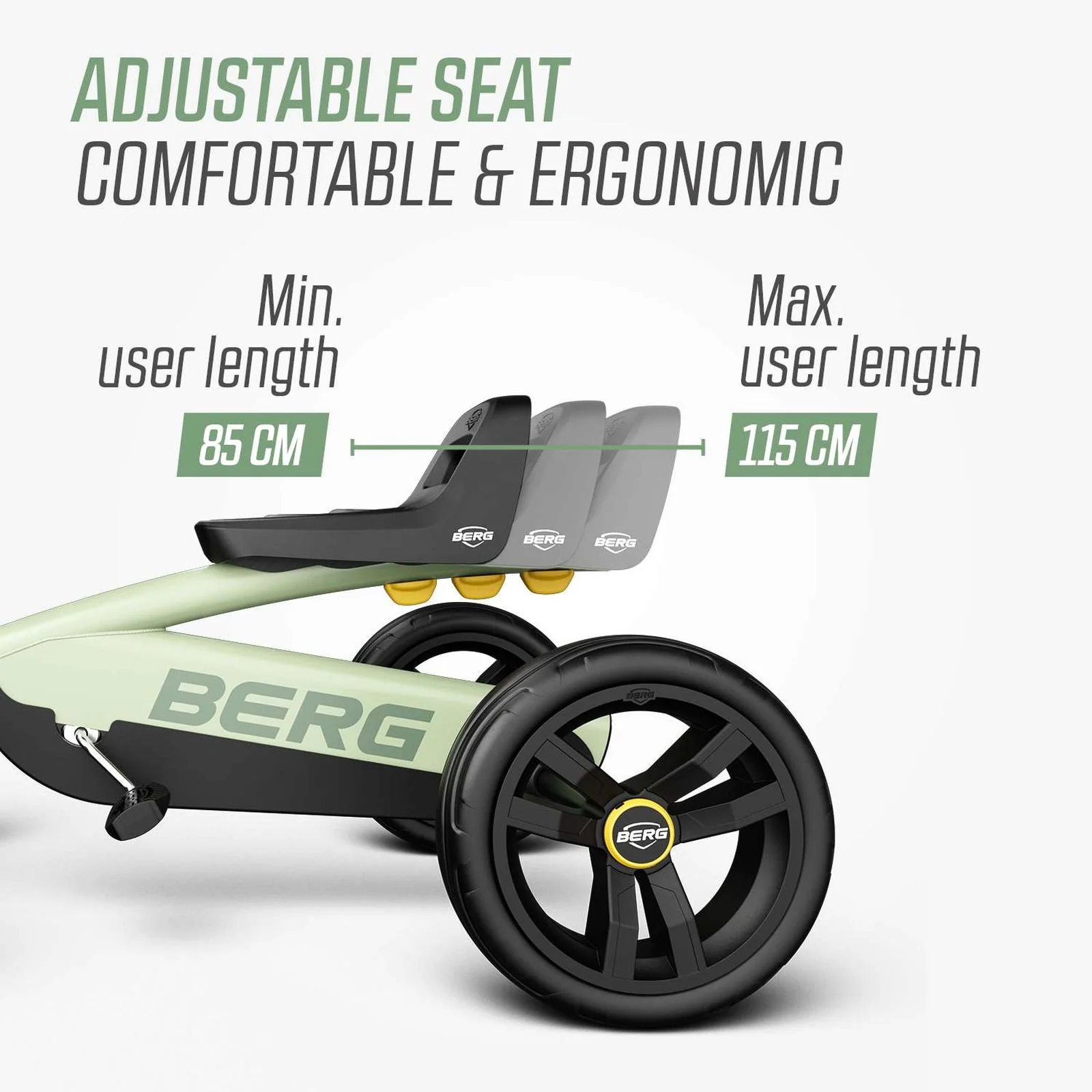 BERG Buzzy Green Go-Kart - Image 4