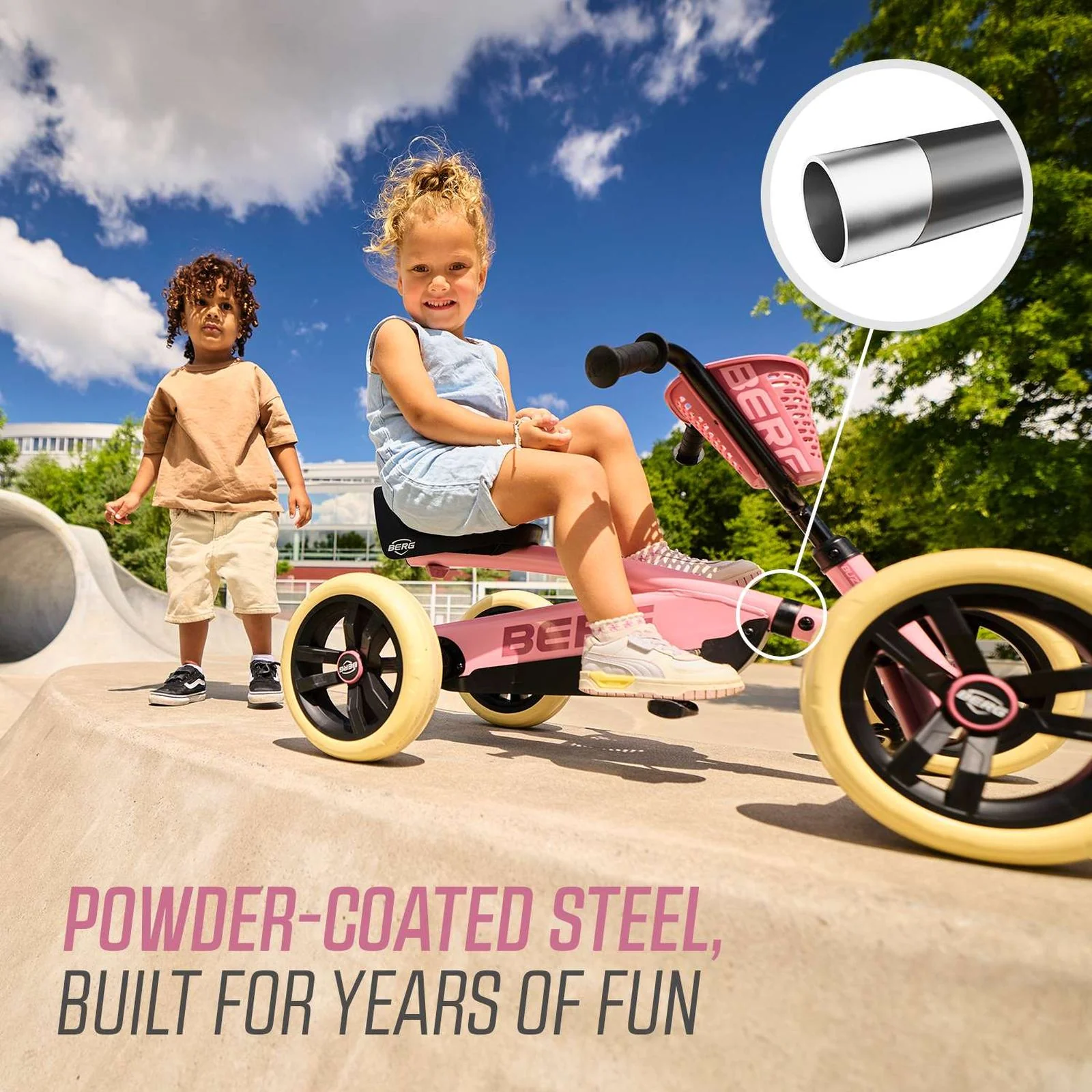 BERG Buzzy Pink Go-Kart - Image 7