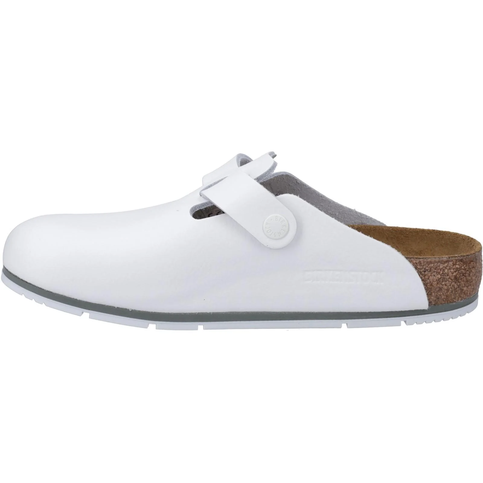 Birkenstock Womens Boston Pro Mule White - Image 2