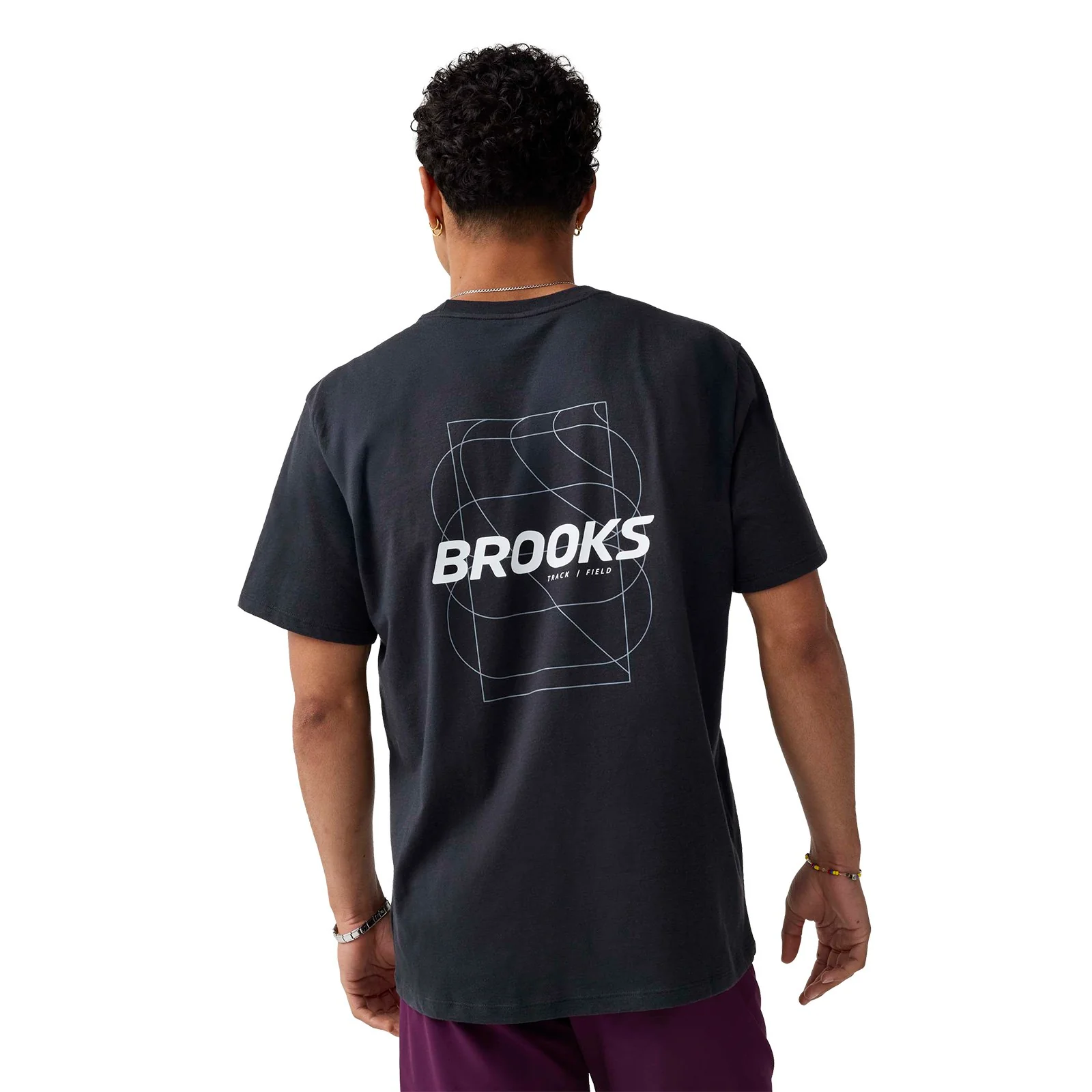 Brooks Graphic Lightweight Mens Short-Sleeve T-Shirt - Image 2