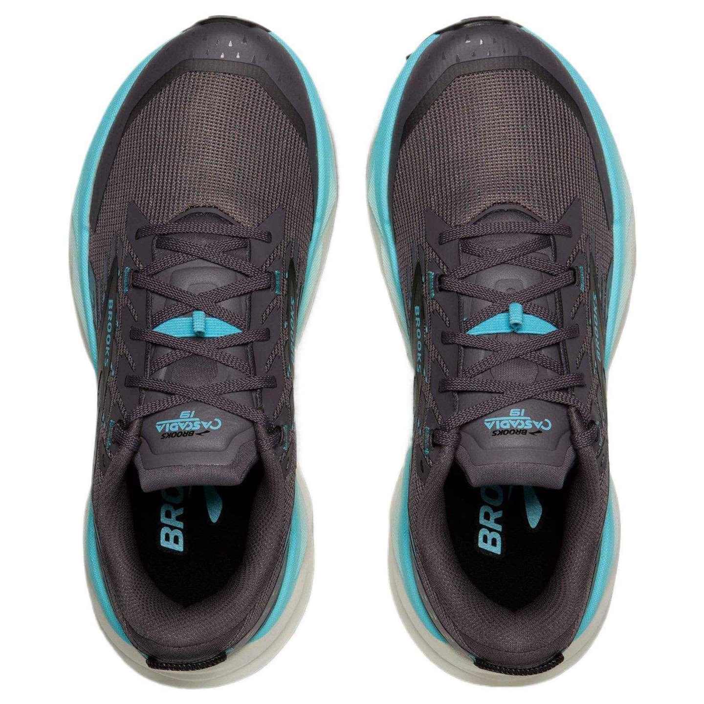 Brooks Womens Cascadia 19 Running Shoes Grey - Image 3