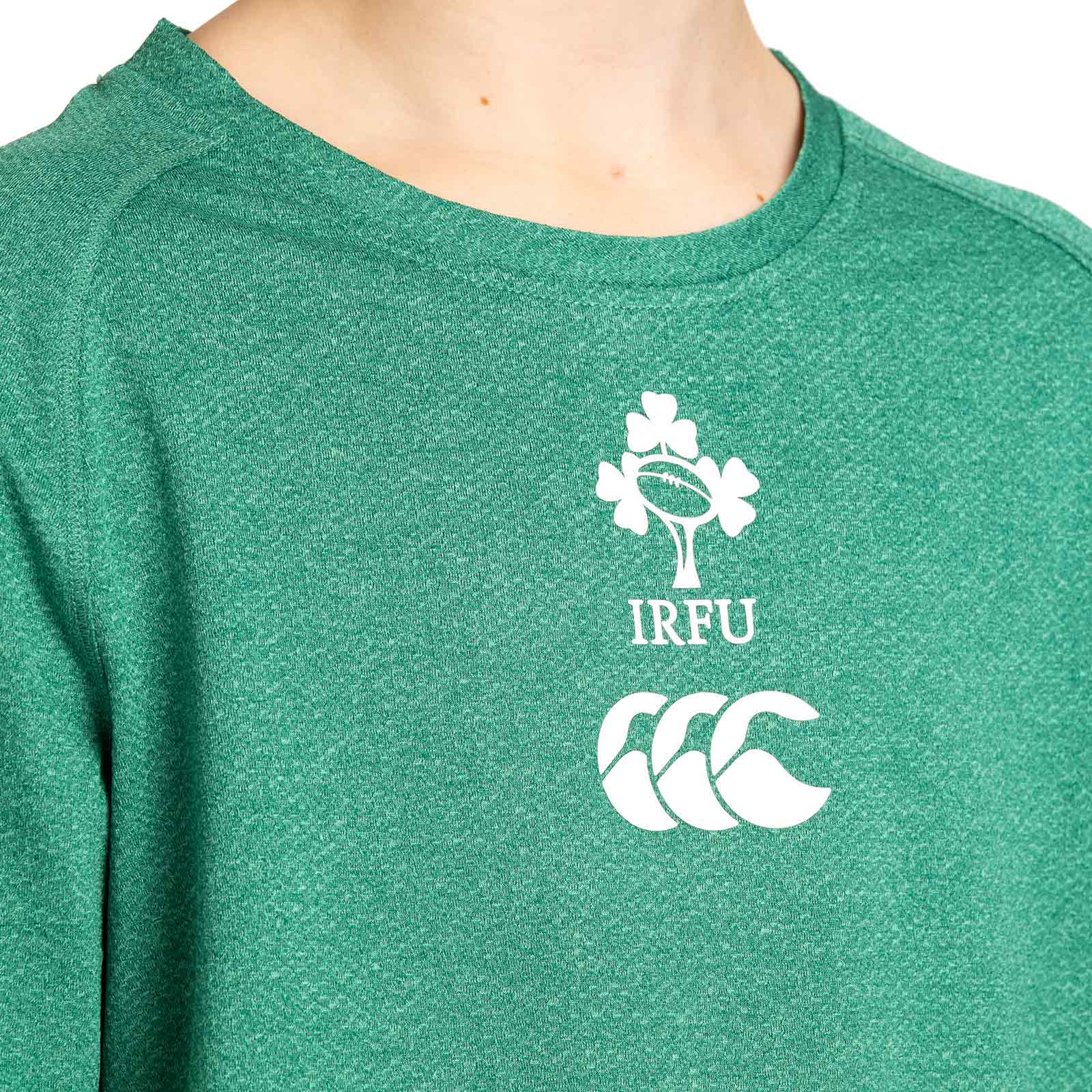 Canterbury IRFU Ireland Rugby 2025/26 Kids Elite Training Tee - Image 4