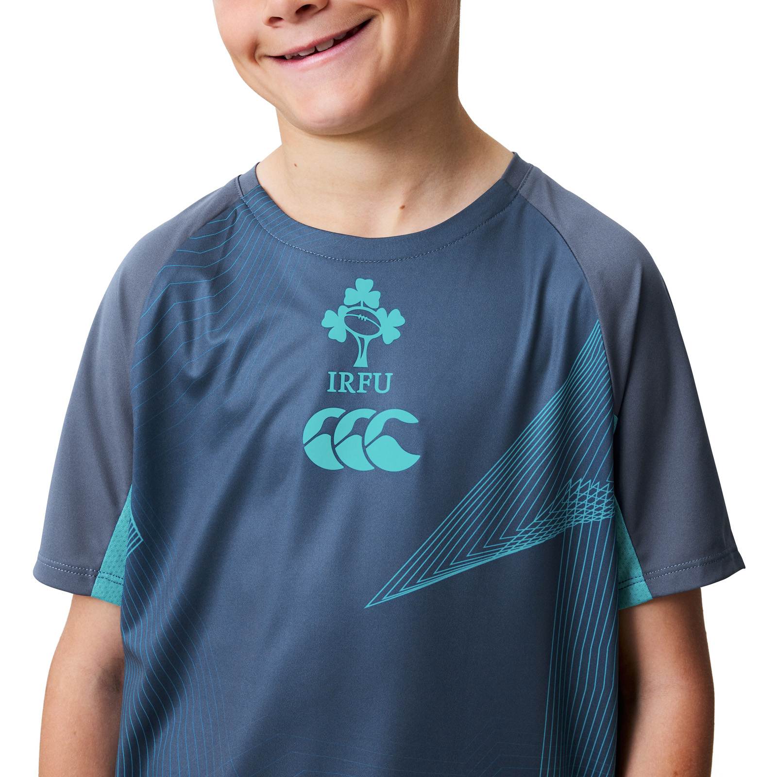 Canterbury IRFU Rugby Ireland 2026 Kids Light Training T-Shirt - Image 4