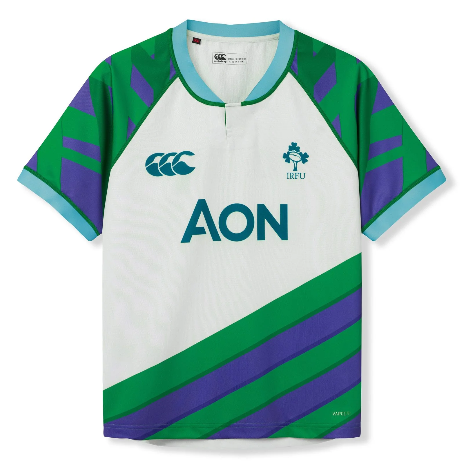 Canterbury IRFU Ireland Rugby 2026 Kids W6N Pre-Game Jersey