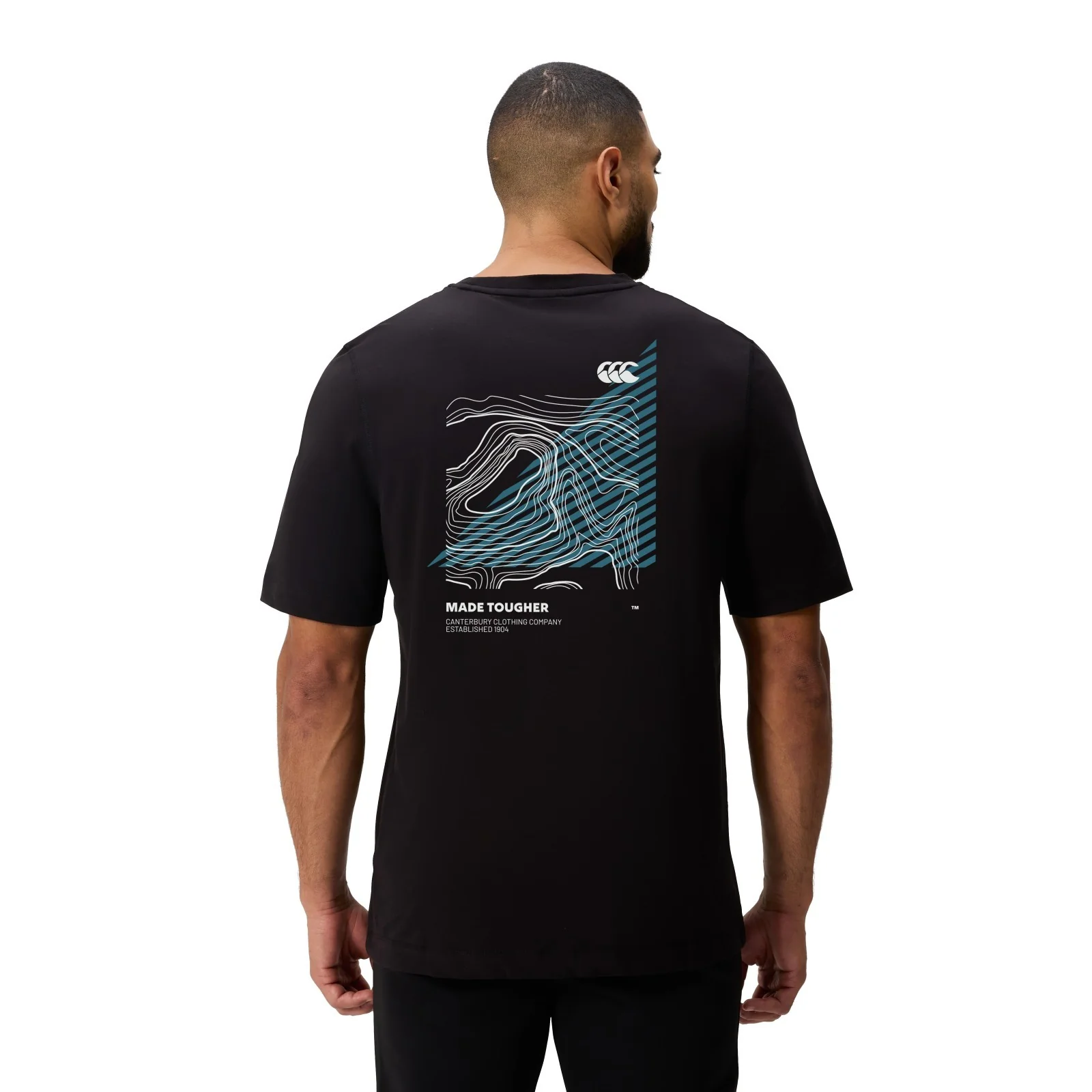 Canterbury Tempo+ Graphic Mens Relaxed-Fit Training T-Shirt - Image 2