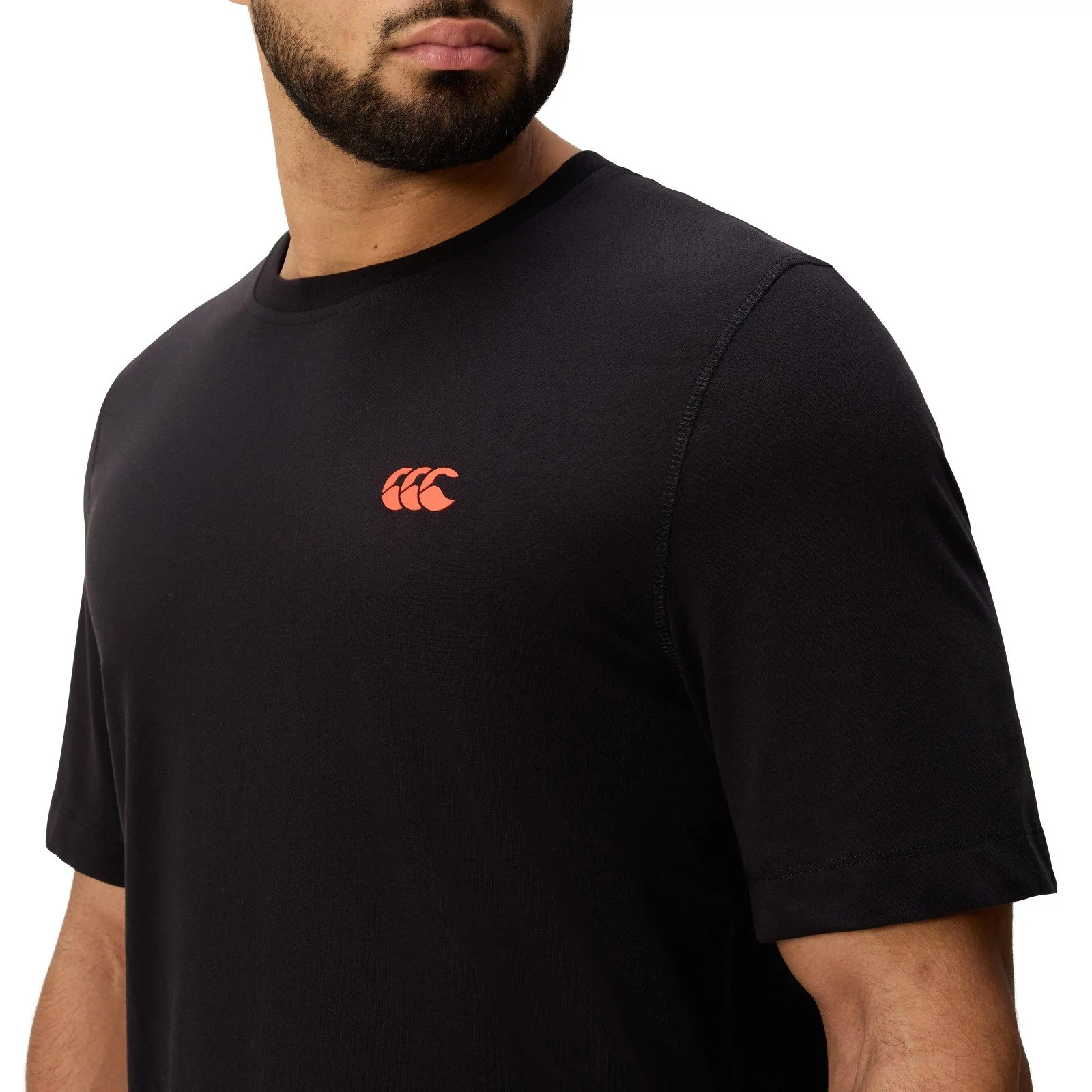 Canterbury Tempo+ Graphic Mens Relaxed-Fit Training T-Shirt - Image 4