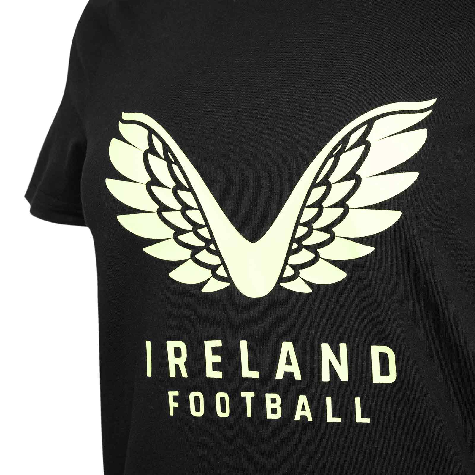 Castore FAI Ireland Football 2024/25 Womens Logo T-Shirt - Image 4