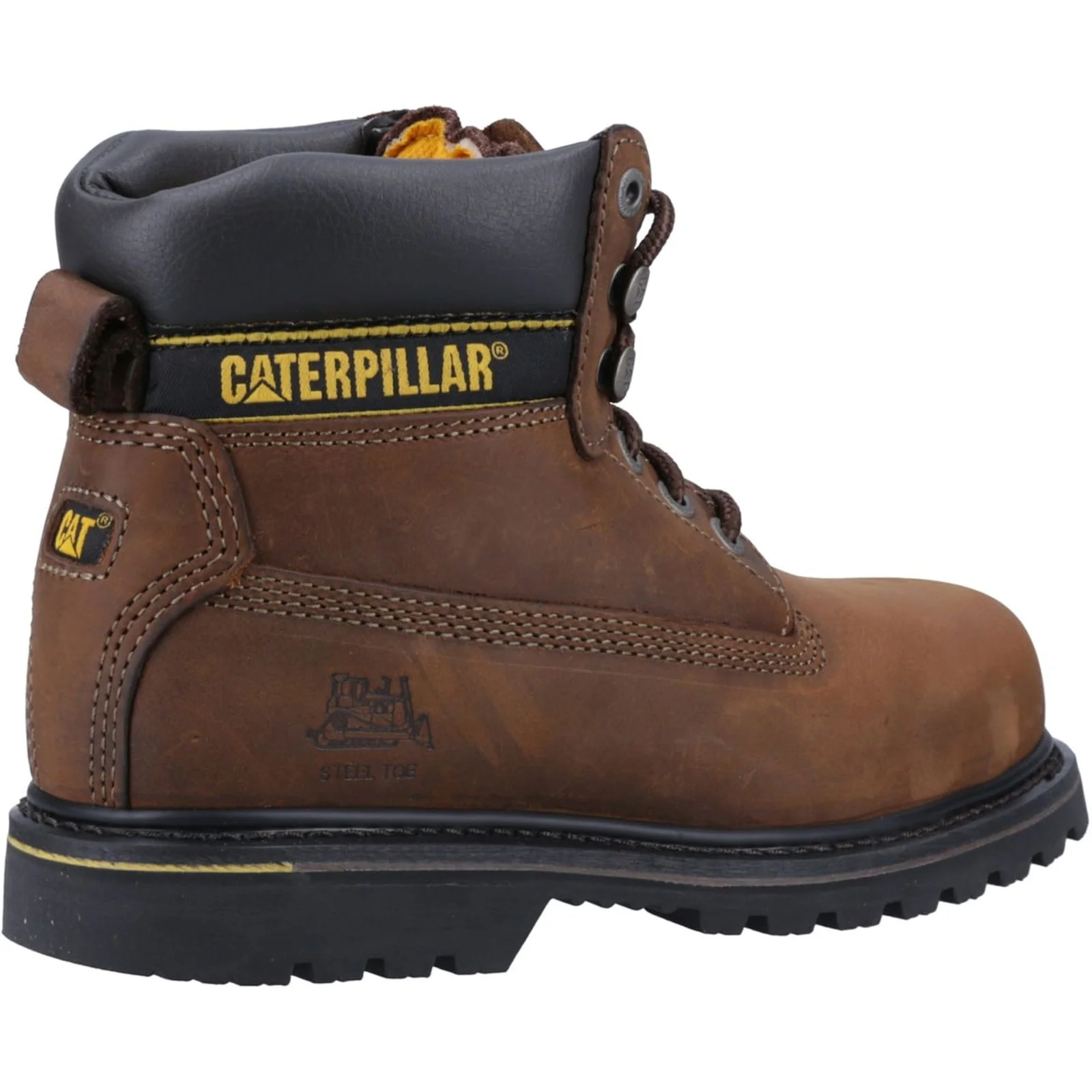 Caterpillar Mens Holton Safety Boot Brown - Image 5