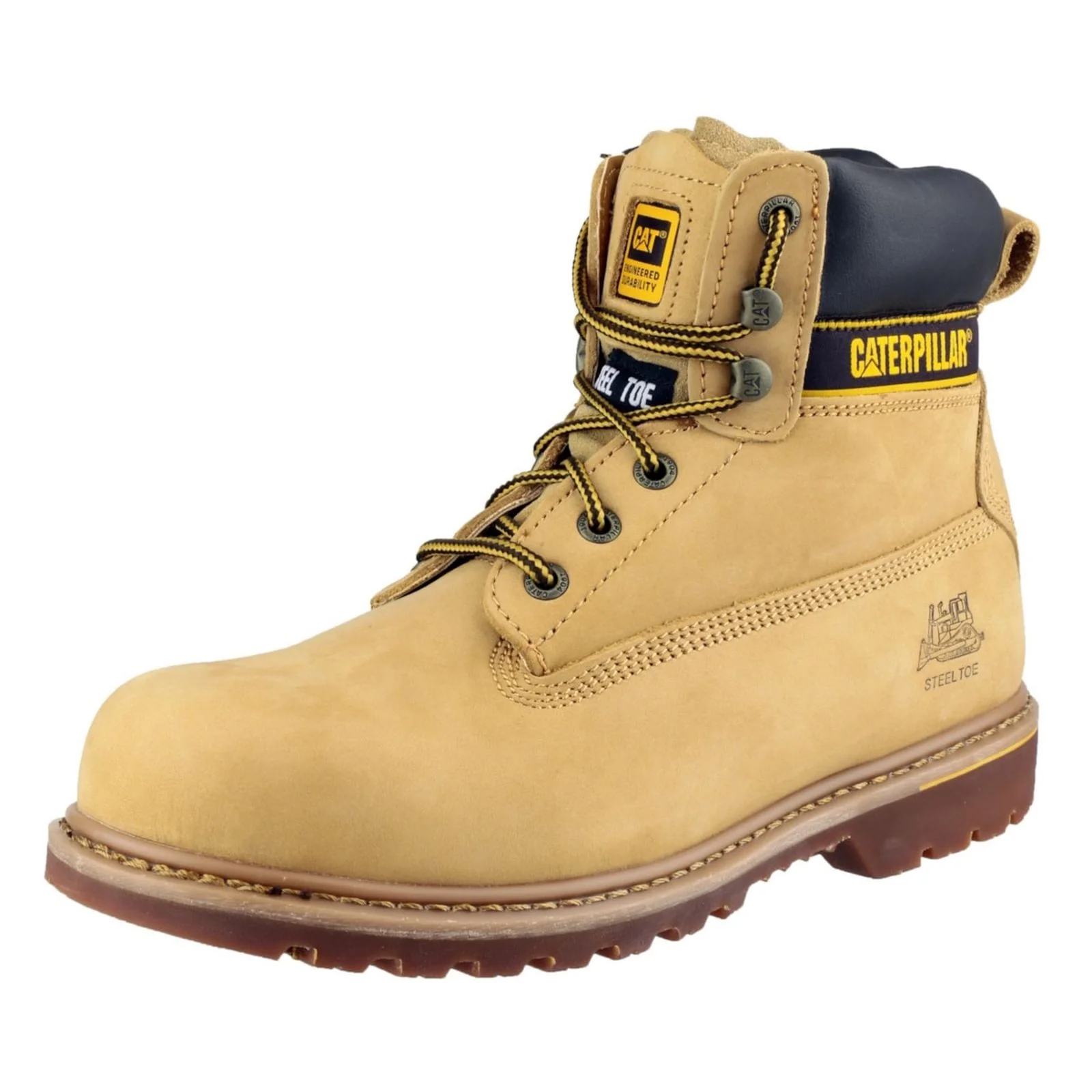 Caterpillar Mens Holton Safety Boot Honey - Image 5