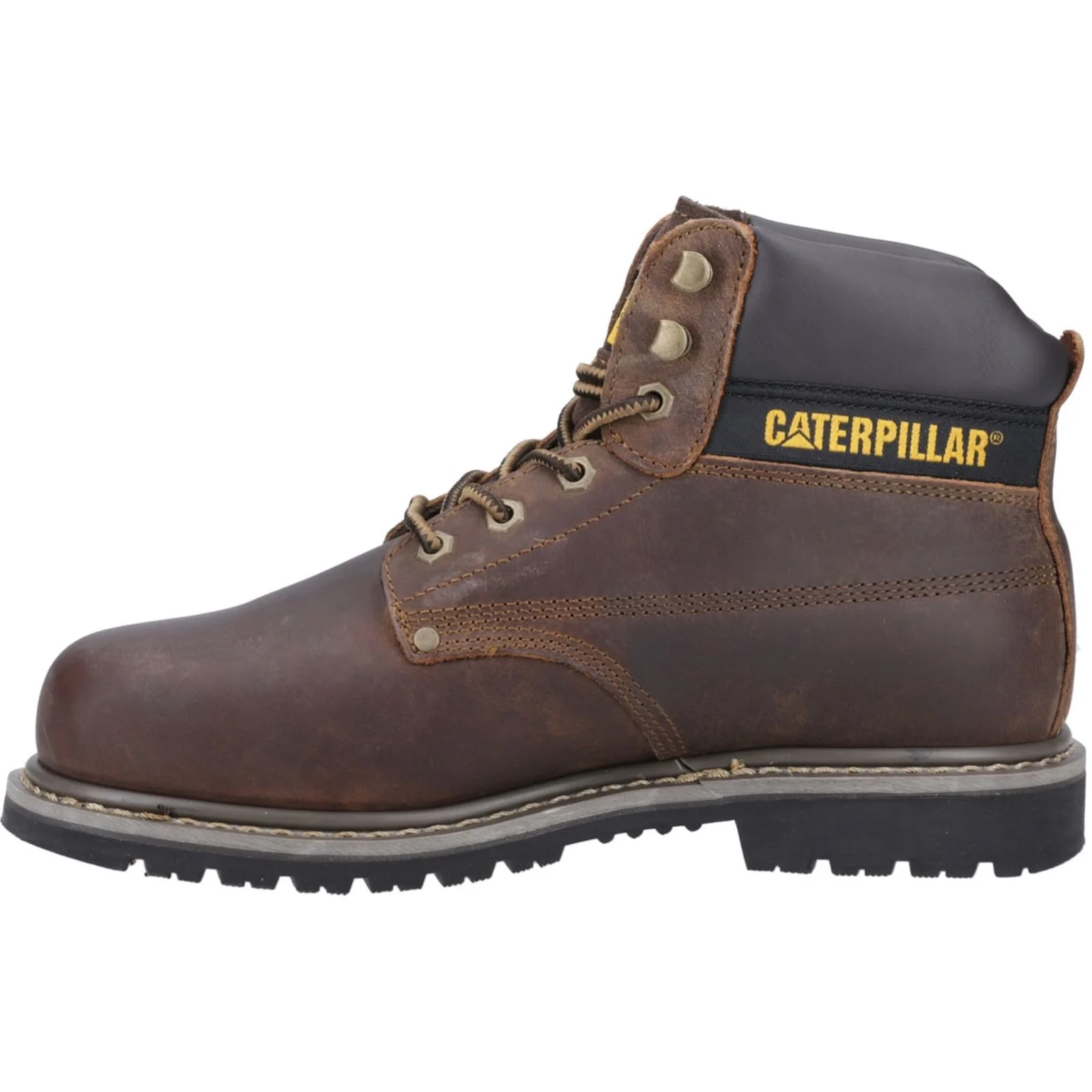Caterpillar Mens Powerplant GYW Safety Boot Brown - Image 2