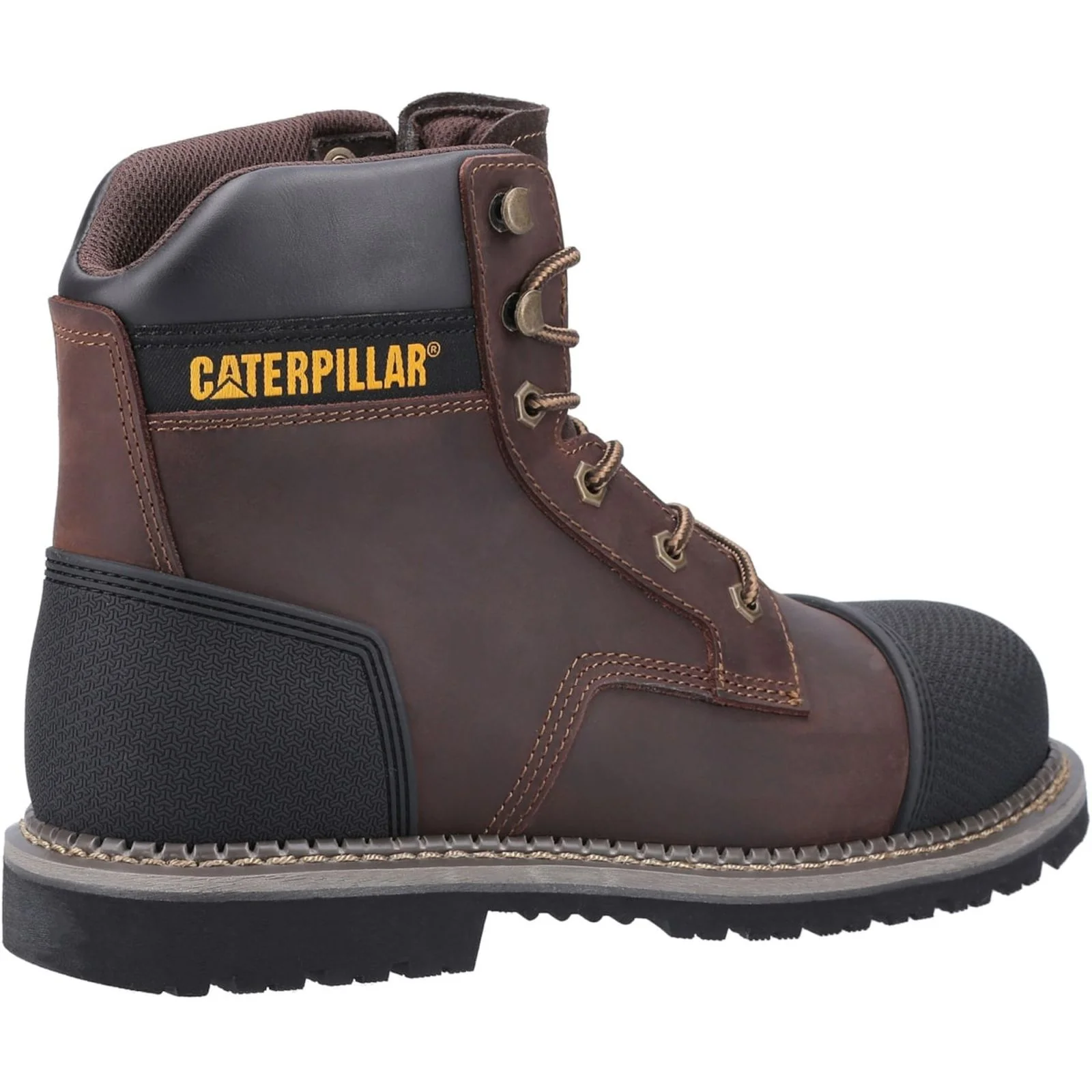 Caterpillar Mens Powerplant S3 Safety Boot Brown - Image 3