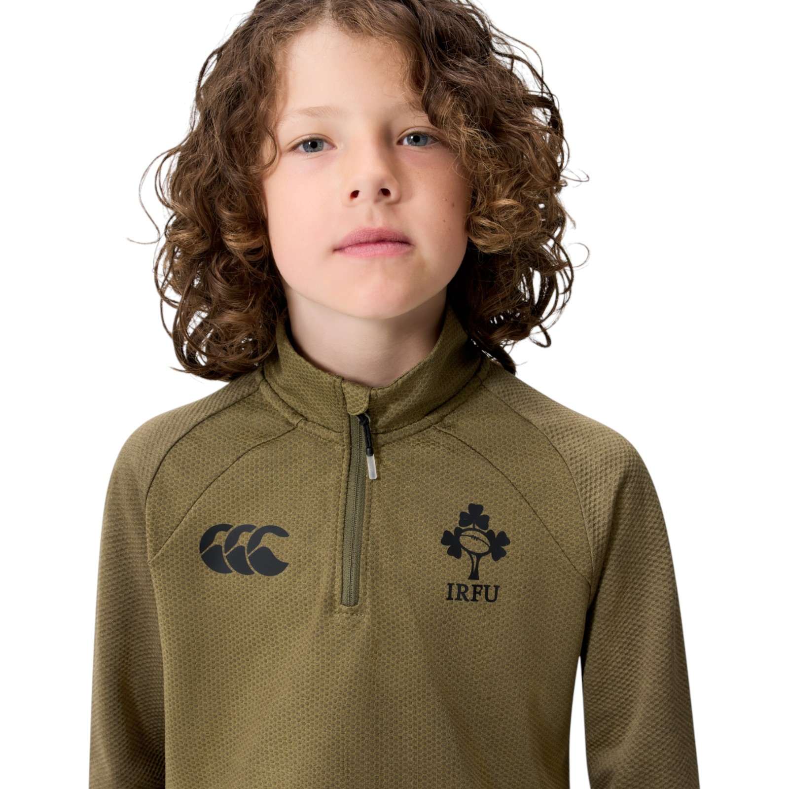 Canterbury IRFU Ireland Rugby Elite First Layer Kids Top - Image 4