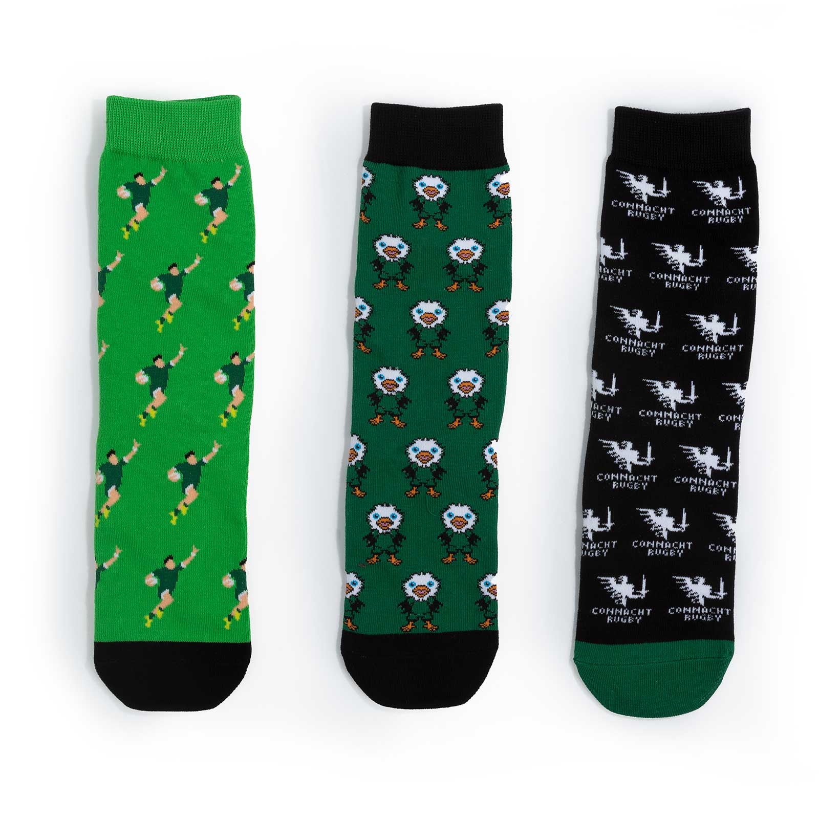 Connacht Gift Box 3 Pack Socks - Image 2