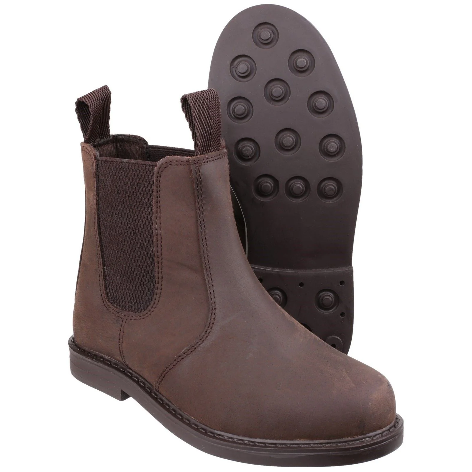 Cotswold Boys Camberwell Pull On Dealer Boot Brown - Image 4