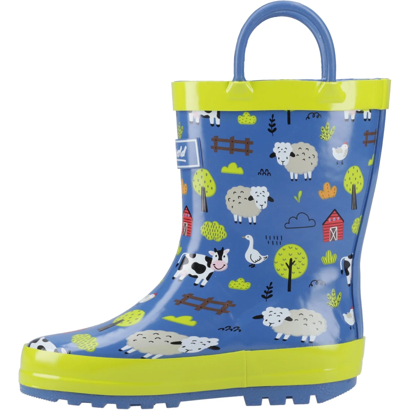Cotswold Infant Kids Puddle Waterproof Pull On Boot Farm - Image 2