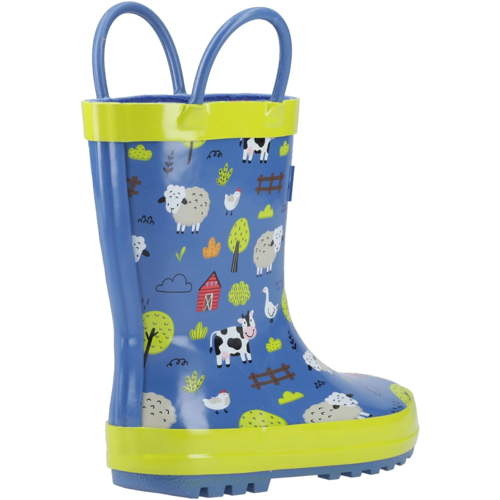 Cotswold Infant Kids Puddle Waterproof Pull On Boot Farm - Image 4