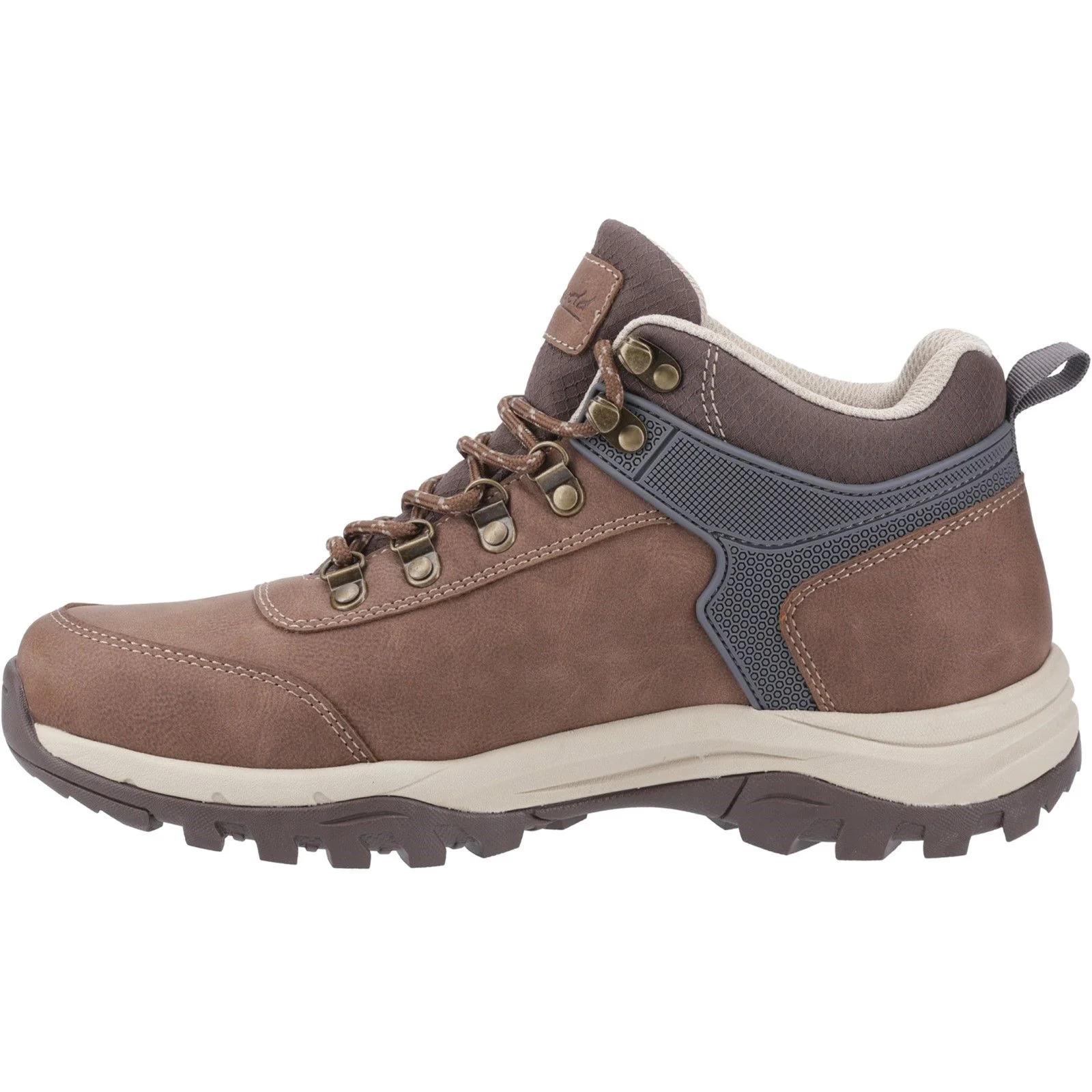 Cotswold Mens Overbury Hiking Boots Brown - Image 2