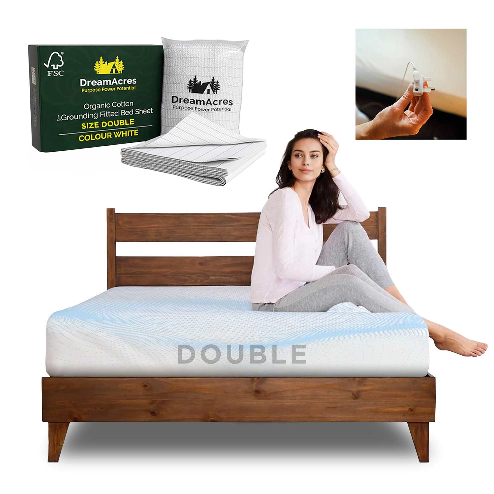 Dream Acres Double Grounding Sheet