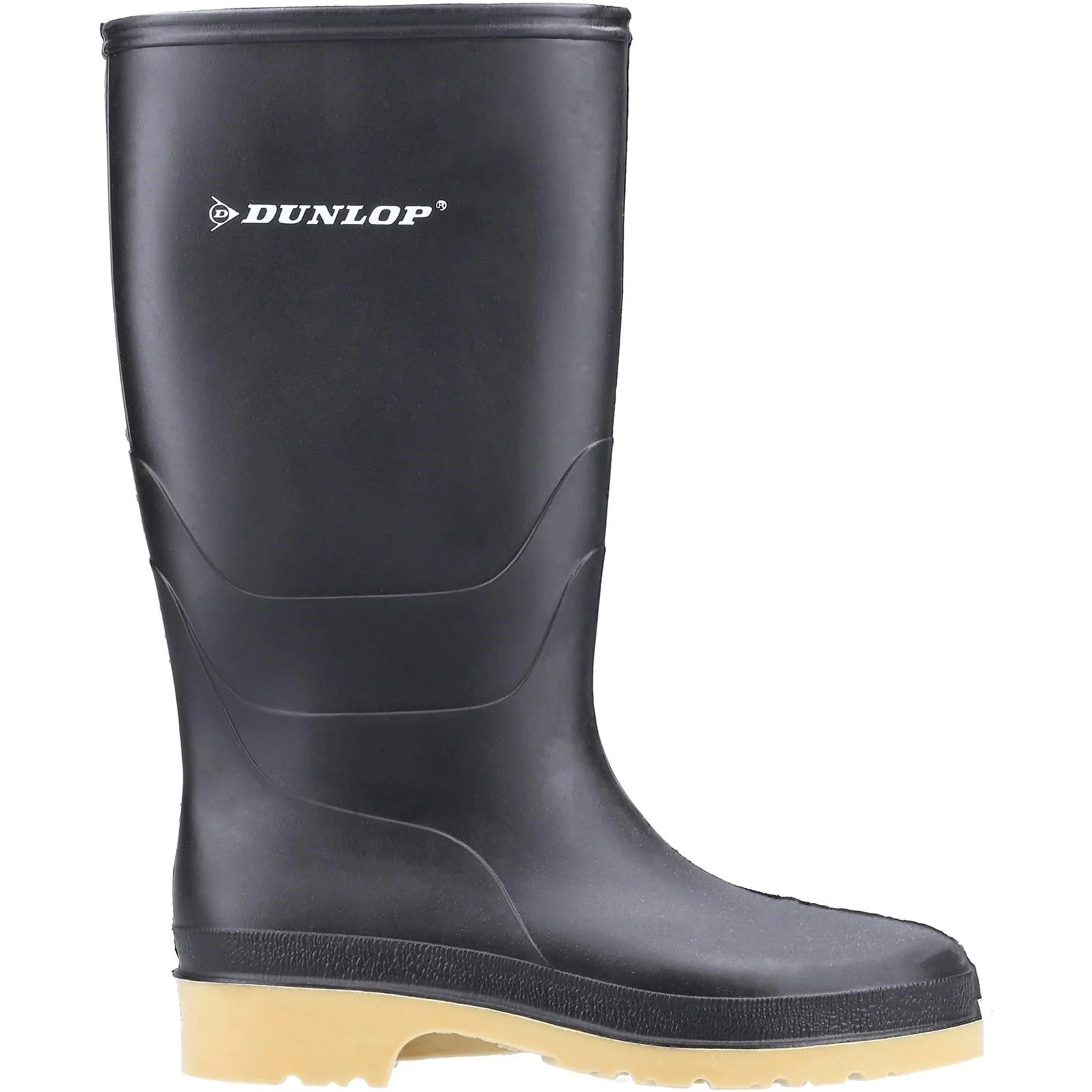 Dunlop Junior Kids Dull Wellington Black