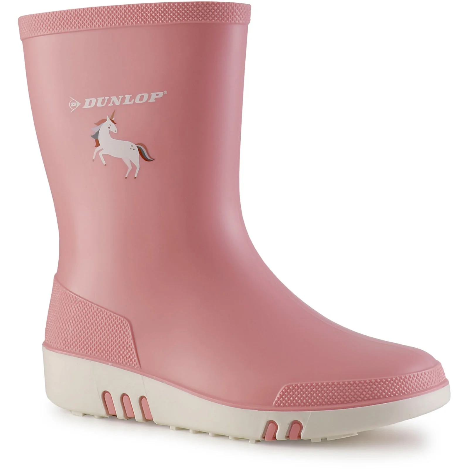 Dunlop Infant Kids Kids Mini Wellington Light Pink/White - Image 5